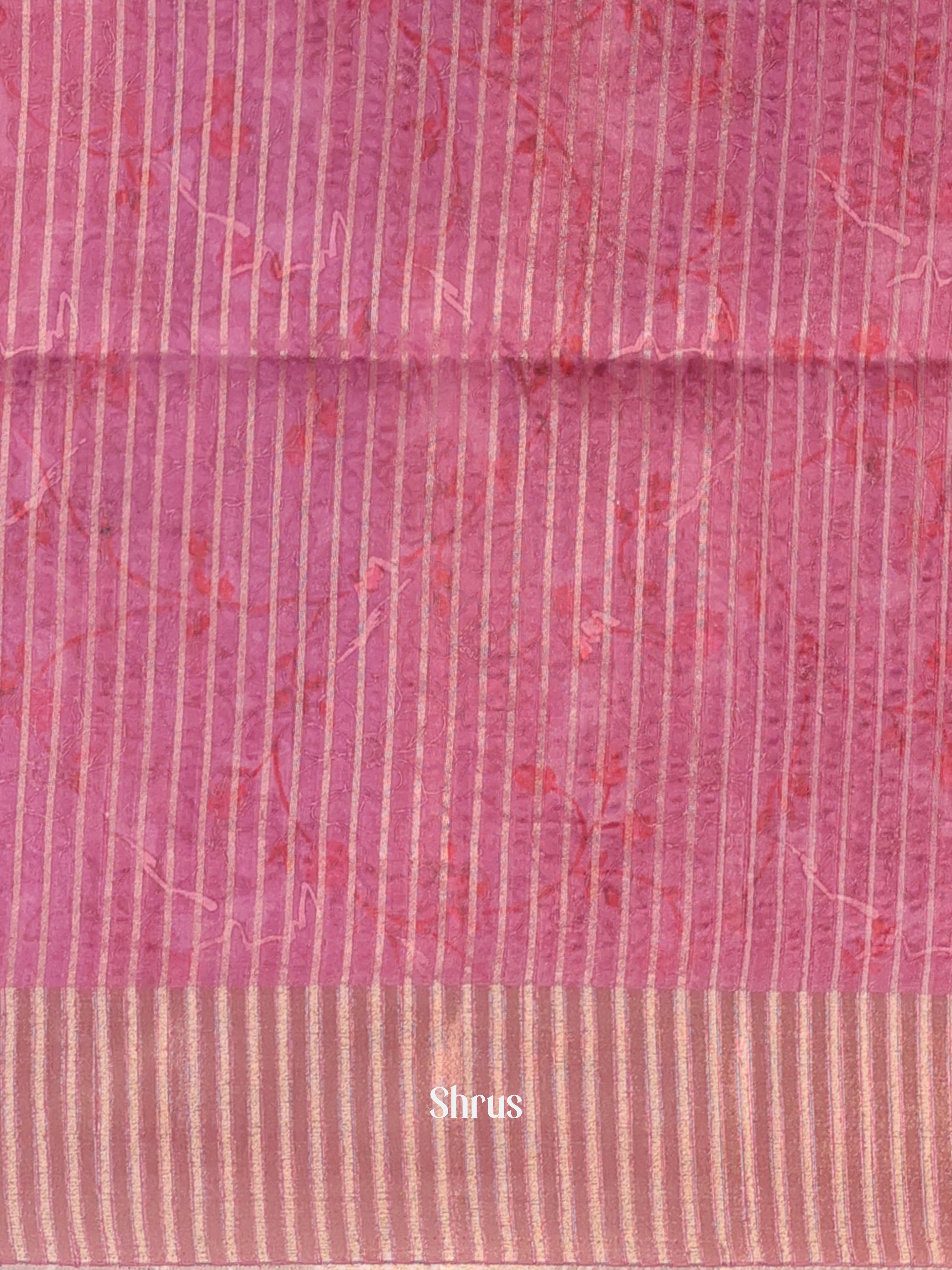 Onion Pink - Moonga Saree - Shop on Shrus.com