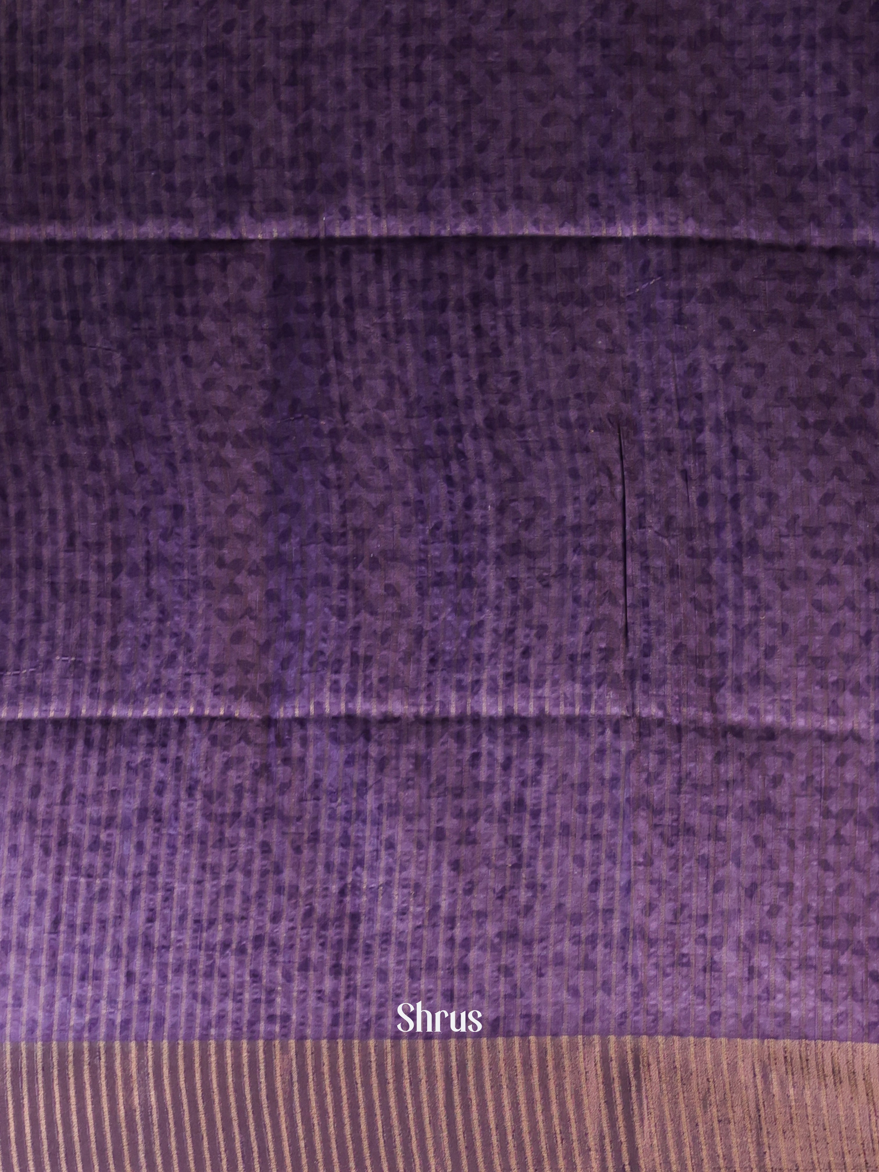 Purple - Moonga Saree - Shop on Shrus.com