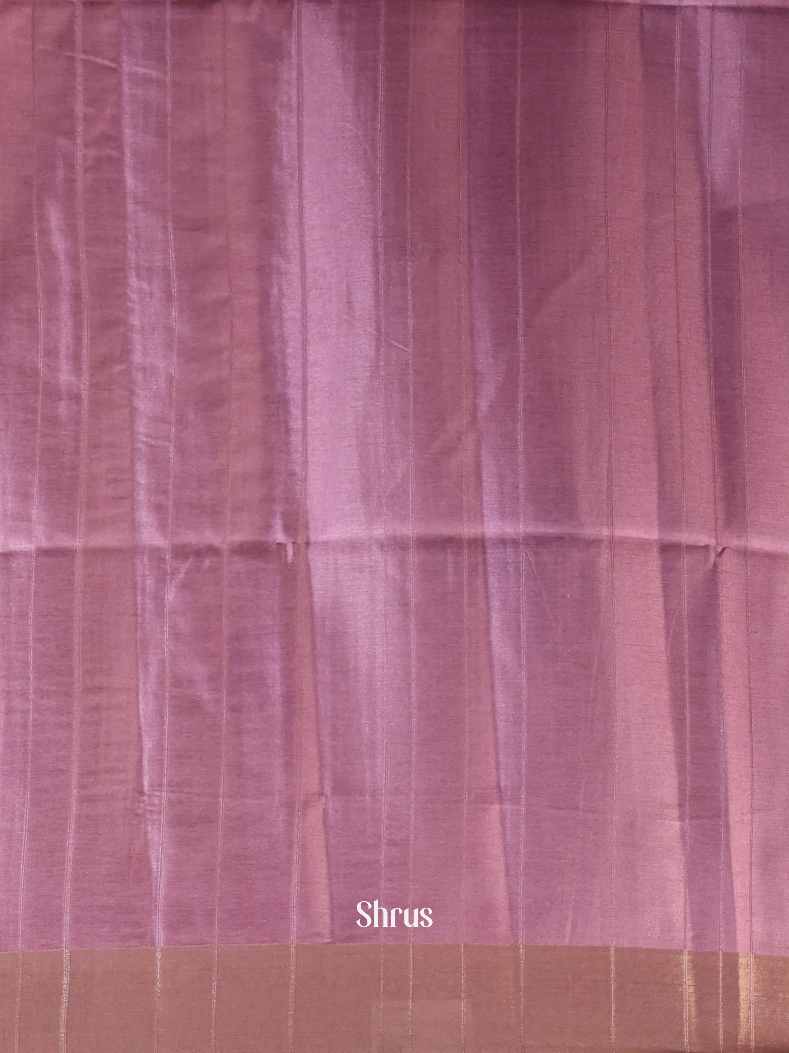 Purple - Semi Tussar Saree - Shop on Shrus.com