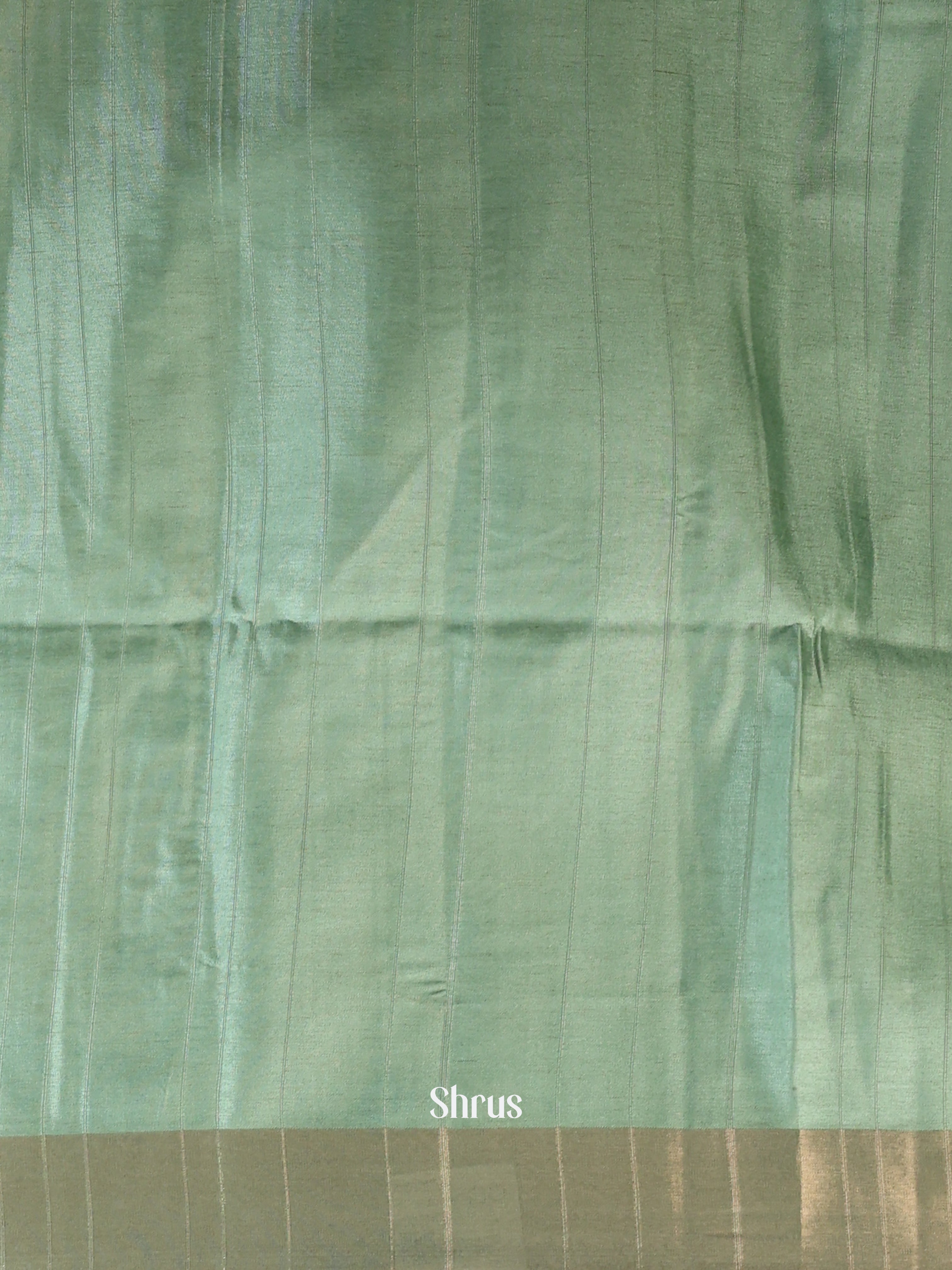 Lite Green - Semi Tussar Saree - Shop on Shrus.com