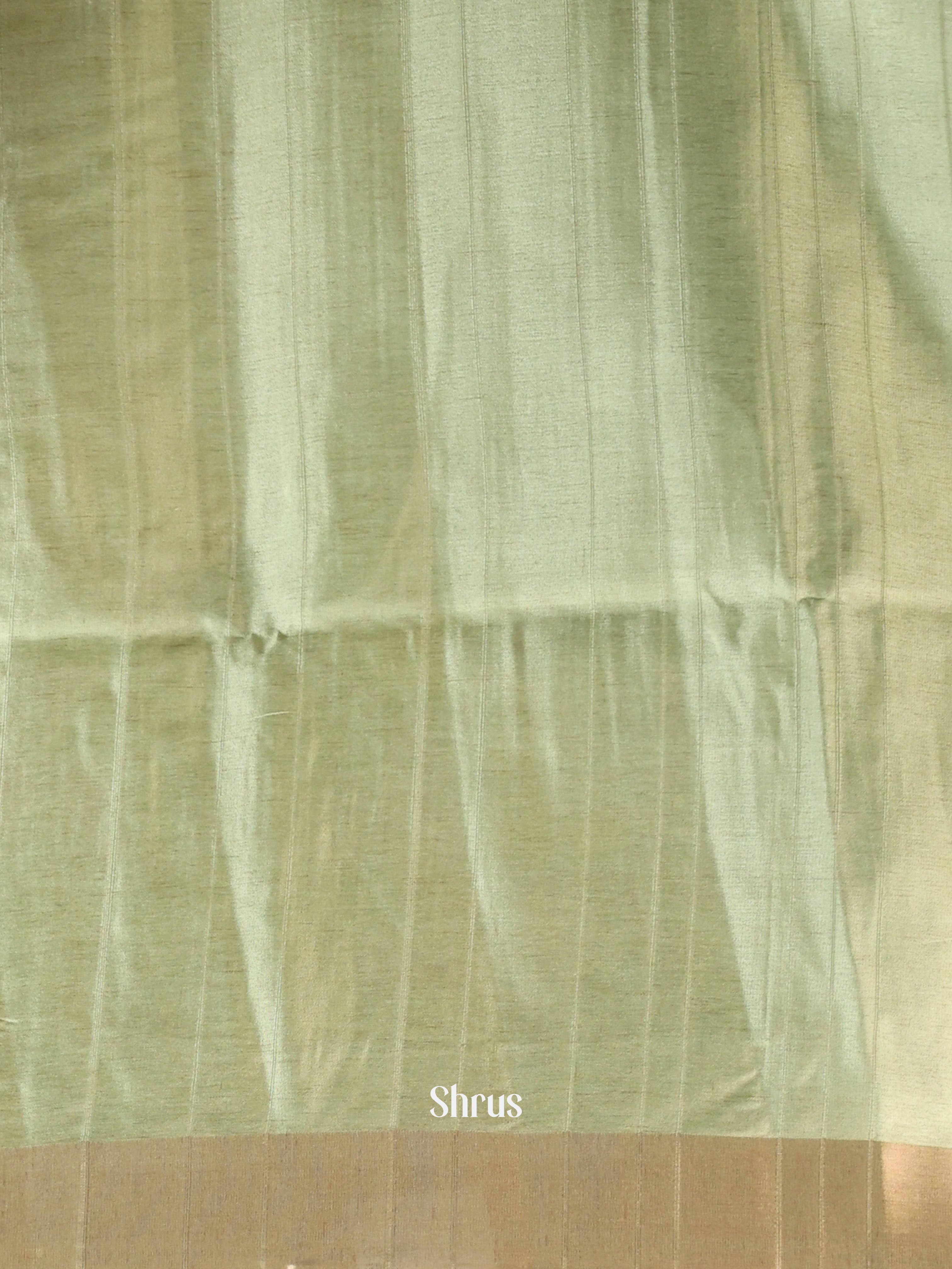 Green - Semi Tussar Saree - Shop on Shrus.com