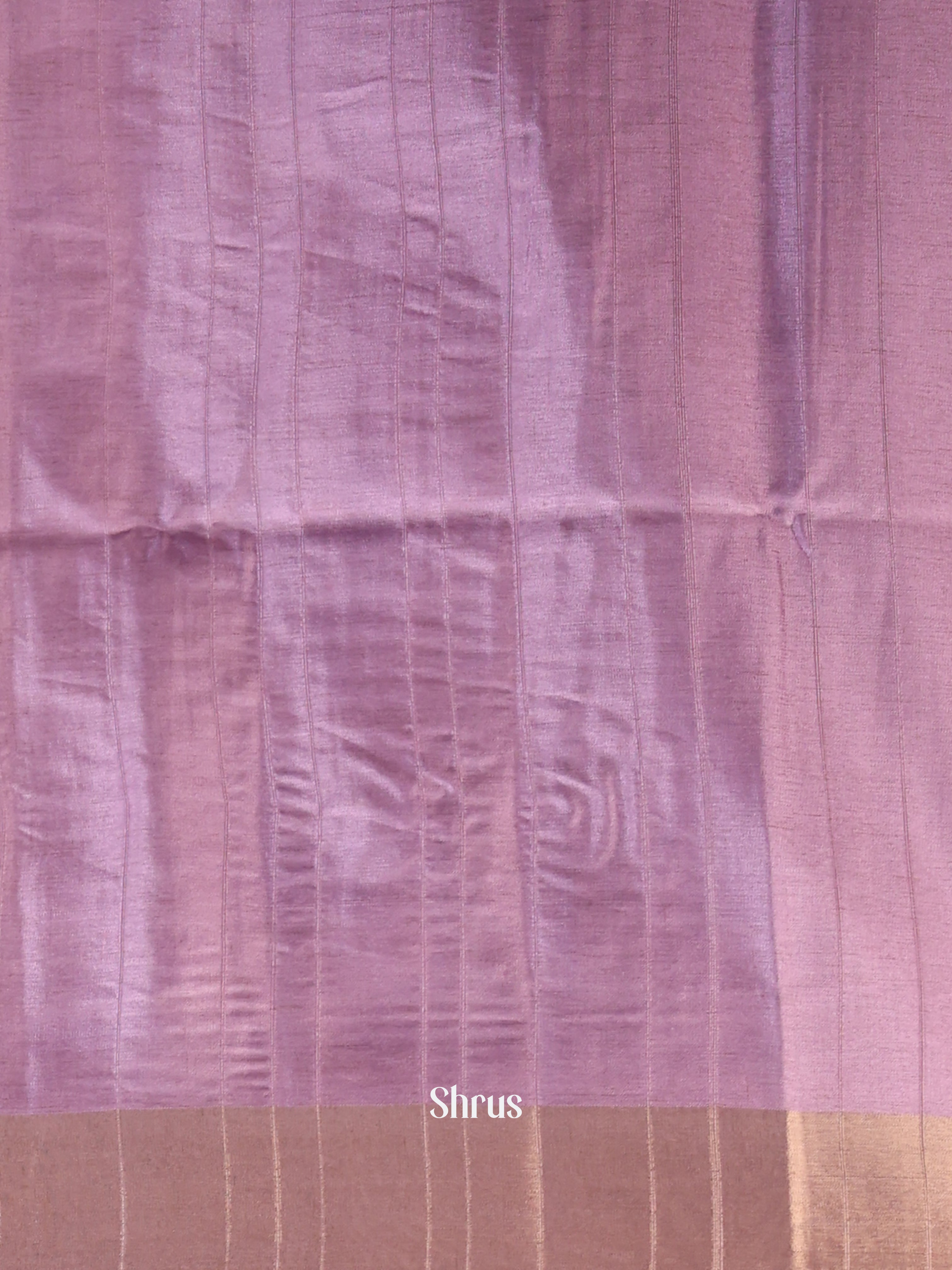 Purple- Semi Tussar Saree - Shop on Shrus.com