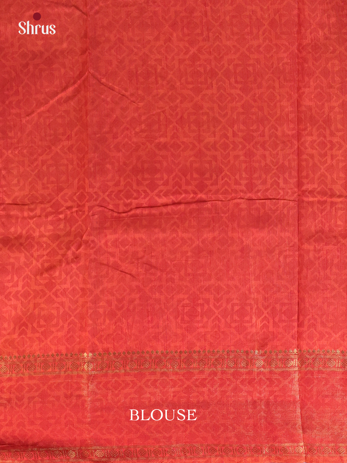 Mustard & Red - Semi Patola Saree - Shop on Shrus.com