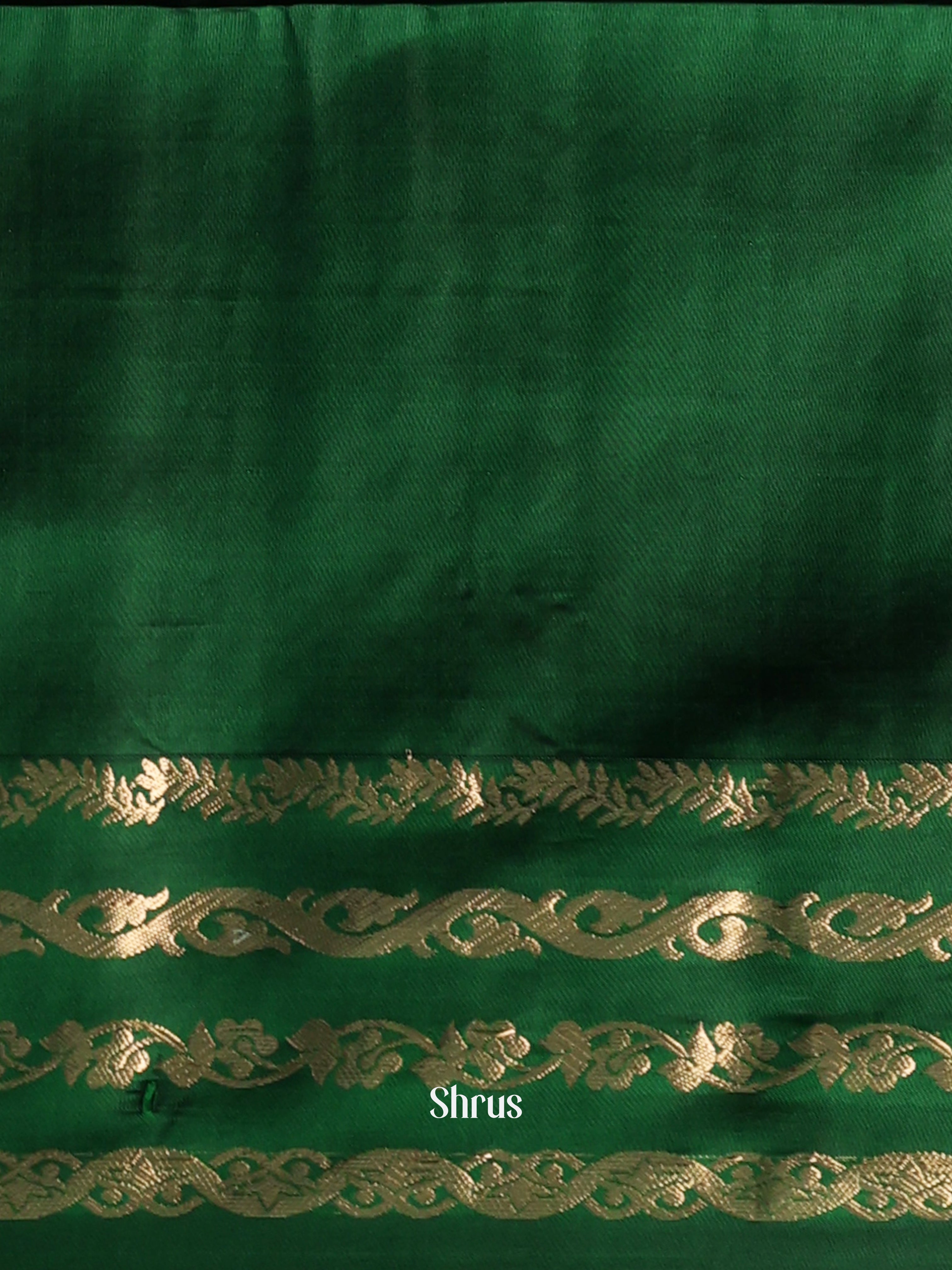 Purple & Green - Soft Silk Saree - Shop on Shrus.com