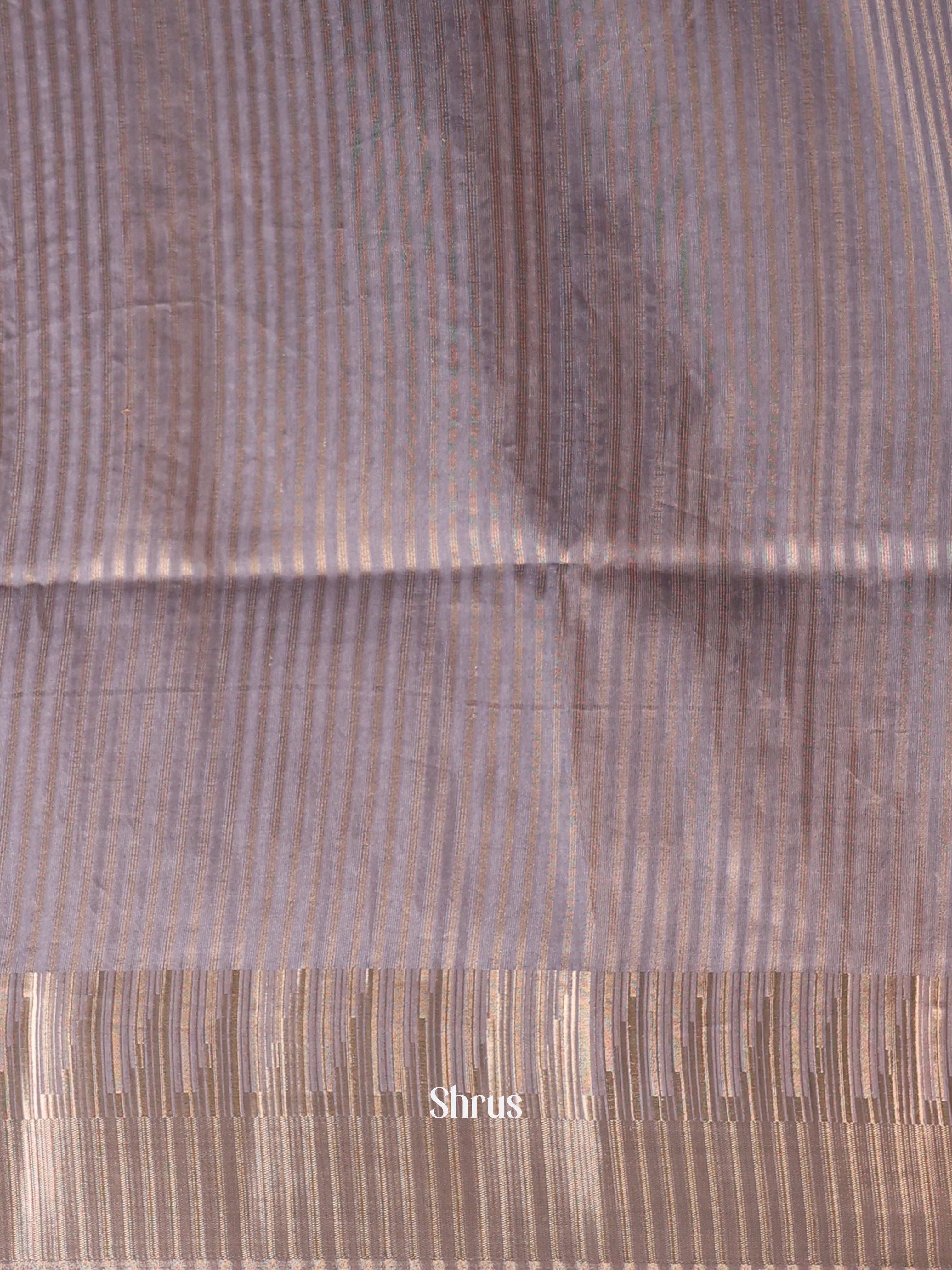 Purple- Semi Tussar Saree - Shop on Shrus.com