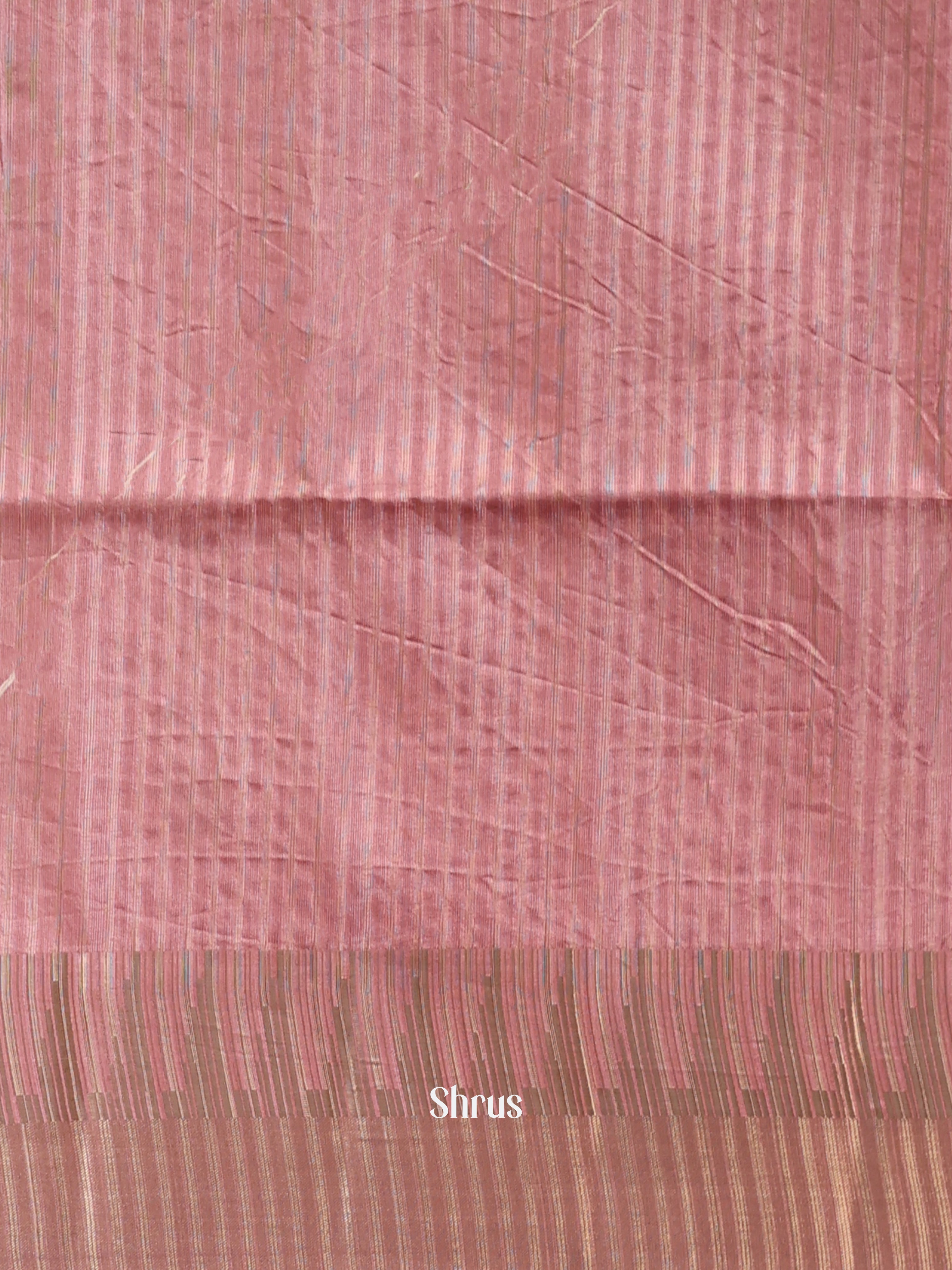 Purple - Semi Tussar Saree - Shop on Shrus.com