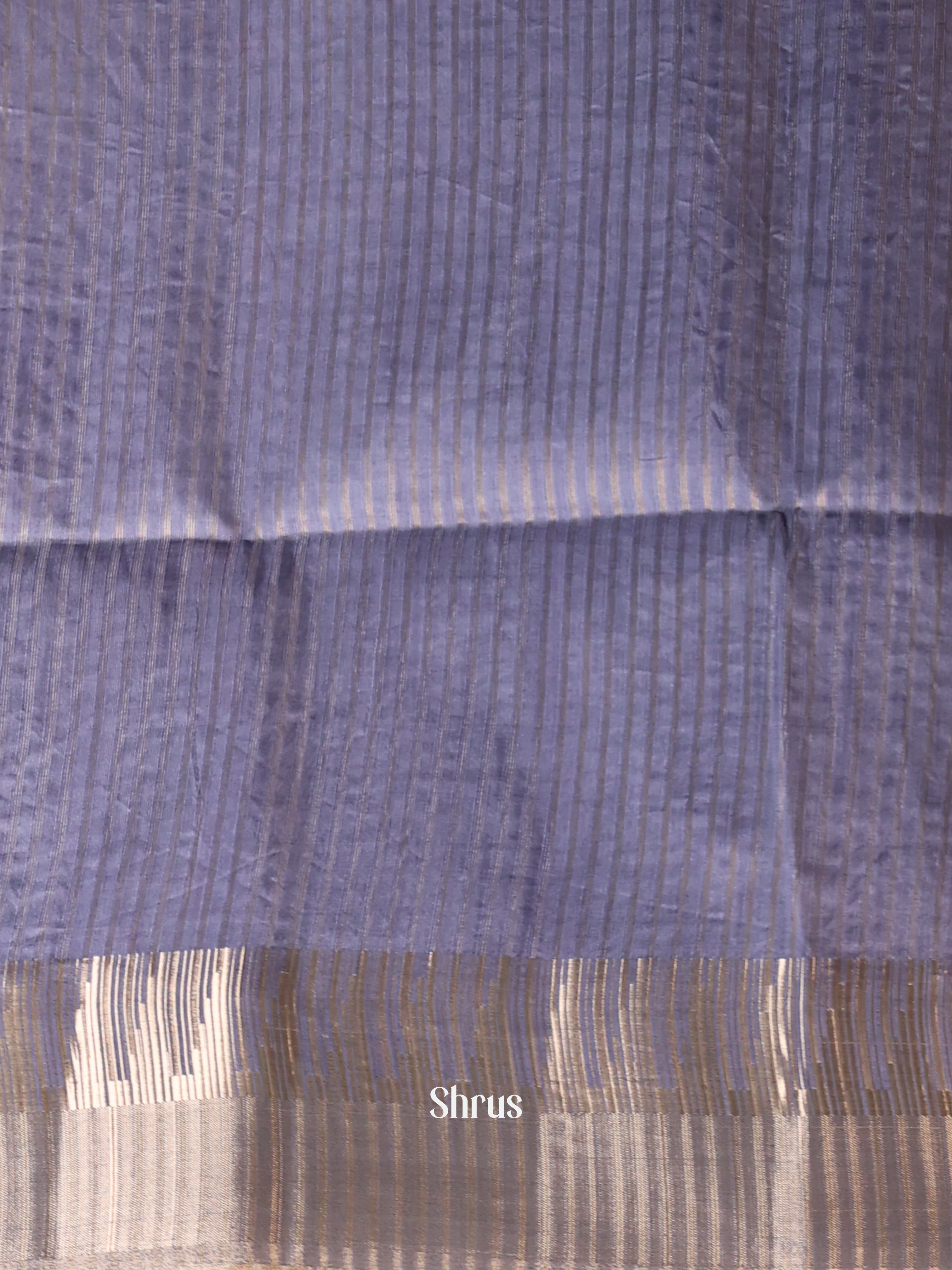 Purple - Semi Tussar Saree - Shop on Shrus.com