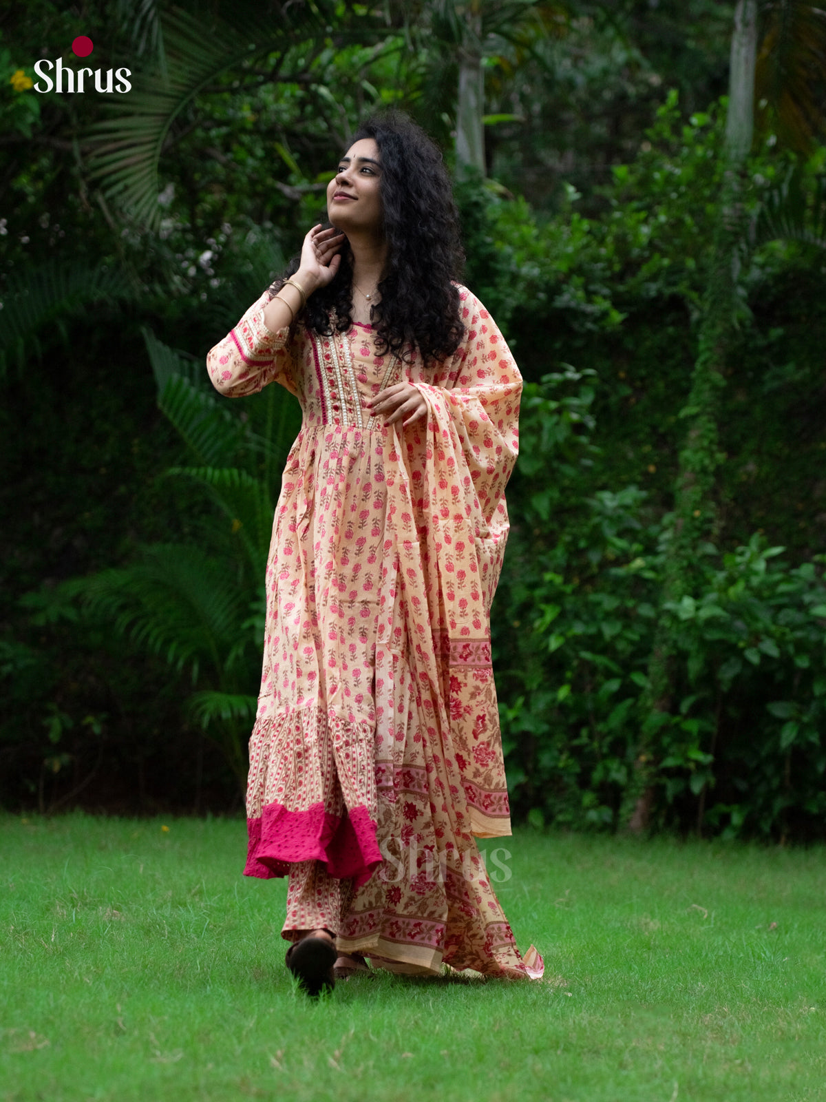 Beige & Pink - Readymade Suits - Shop on Shrus.com