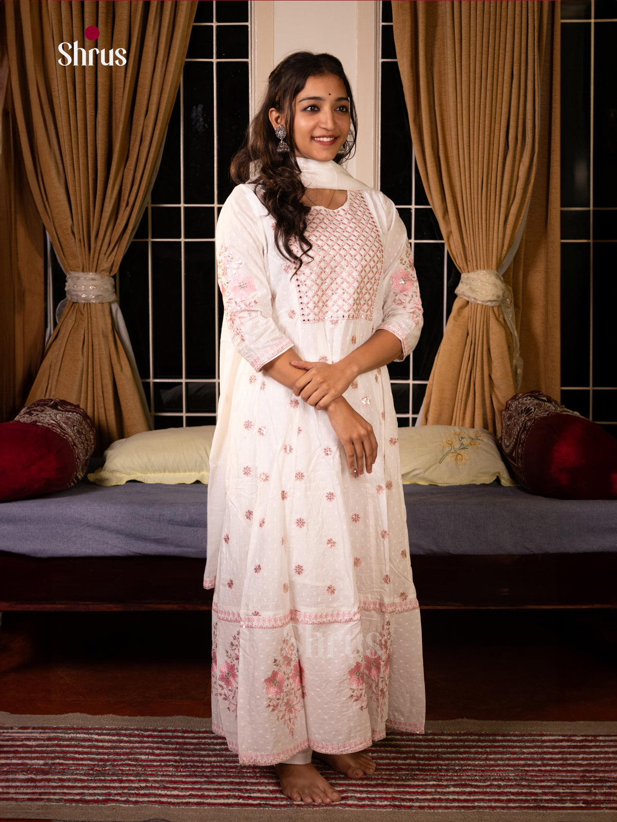 Cream - Readymade Suits - Shop on Shrus.com