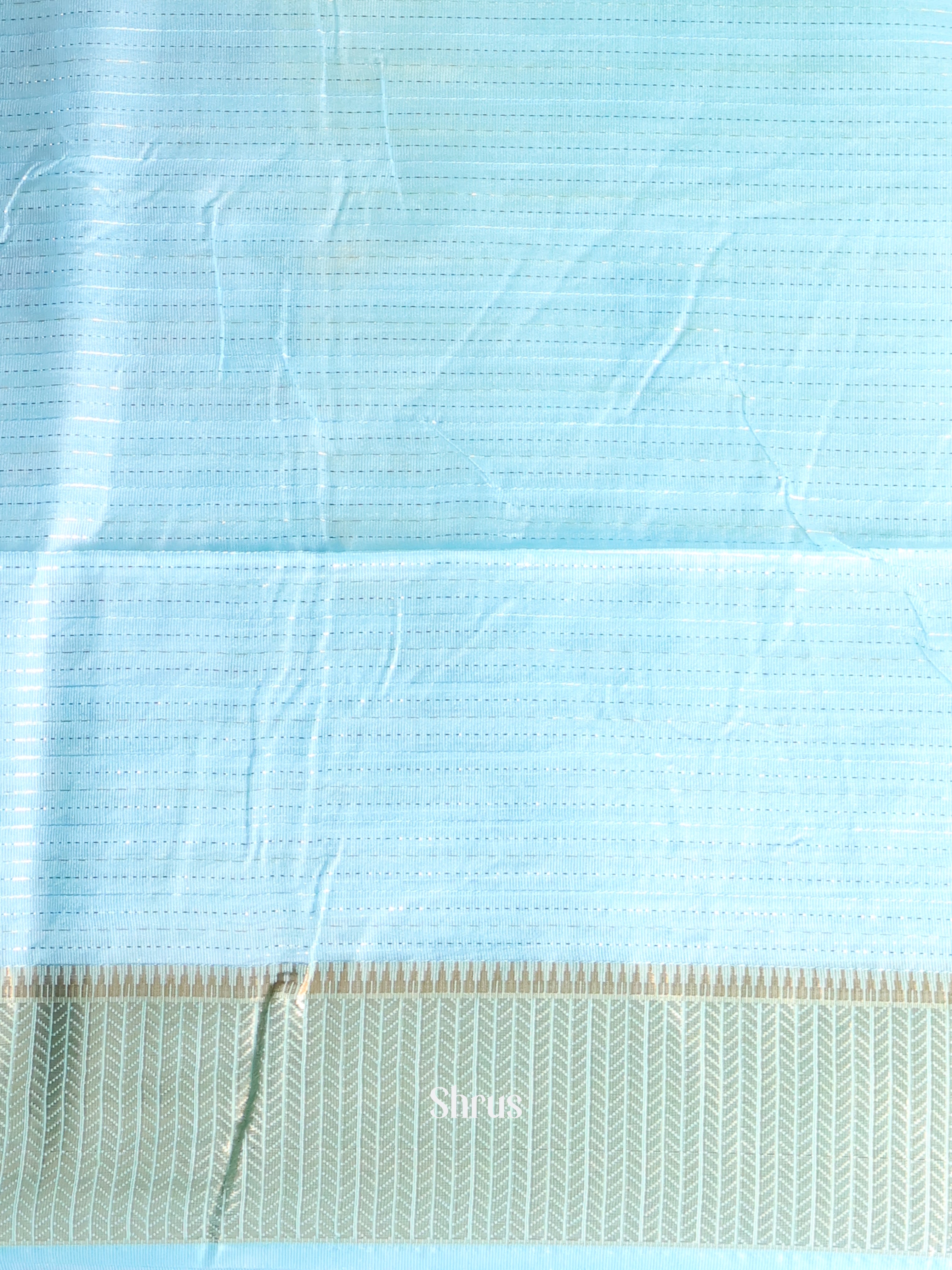 Blue - Champa semitussar Saree - Shop on Shrus.com