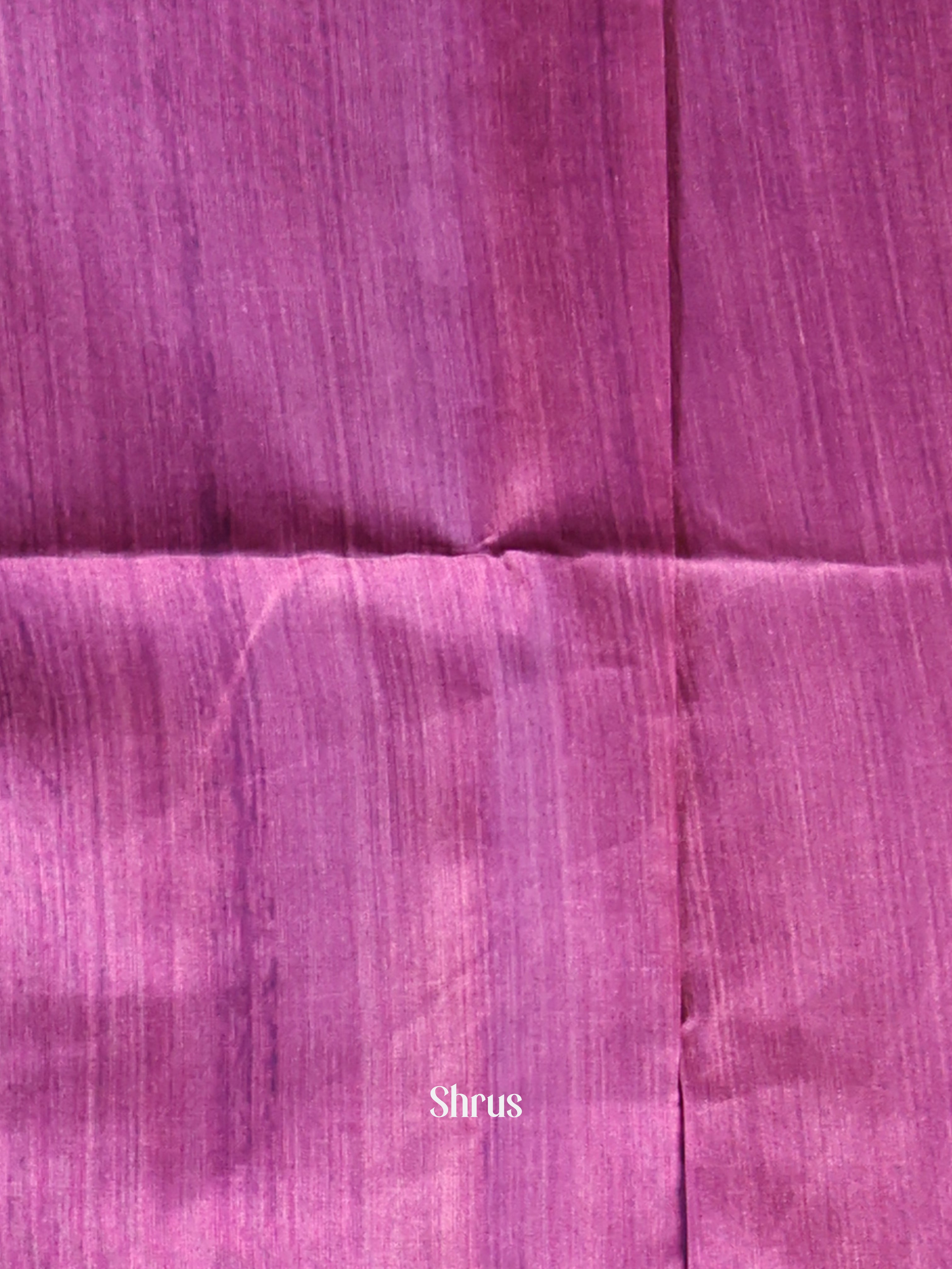 Purple - Champa semitussar Saree - Shop on Shrus.com