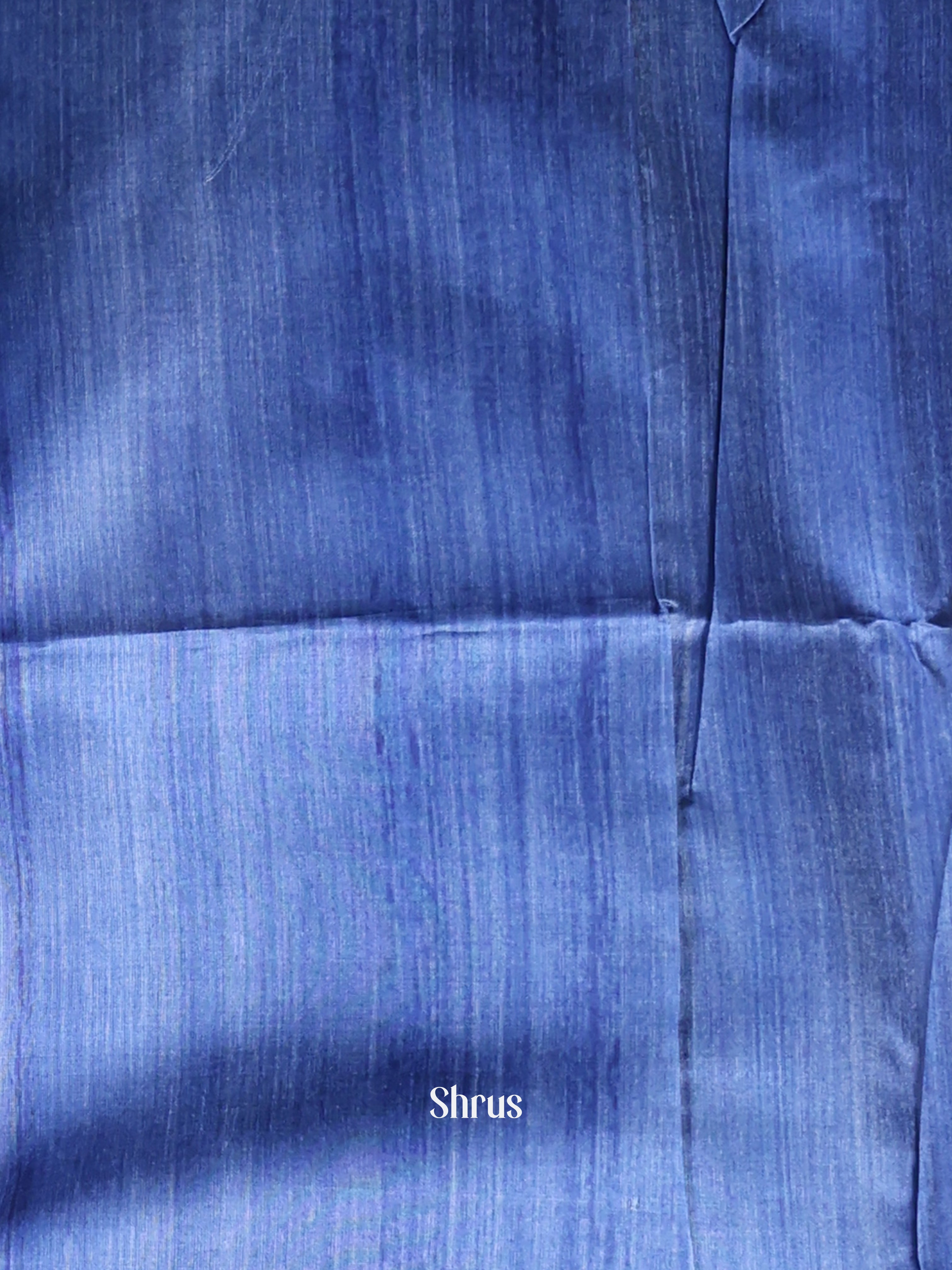 Blue - Champa semitussar Saree - Shop on Shrus.com