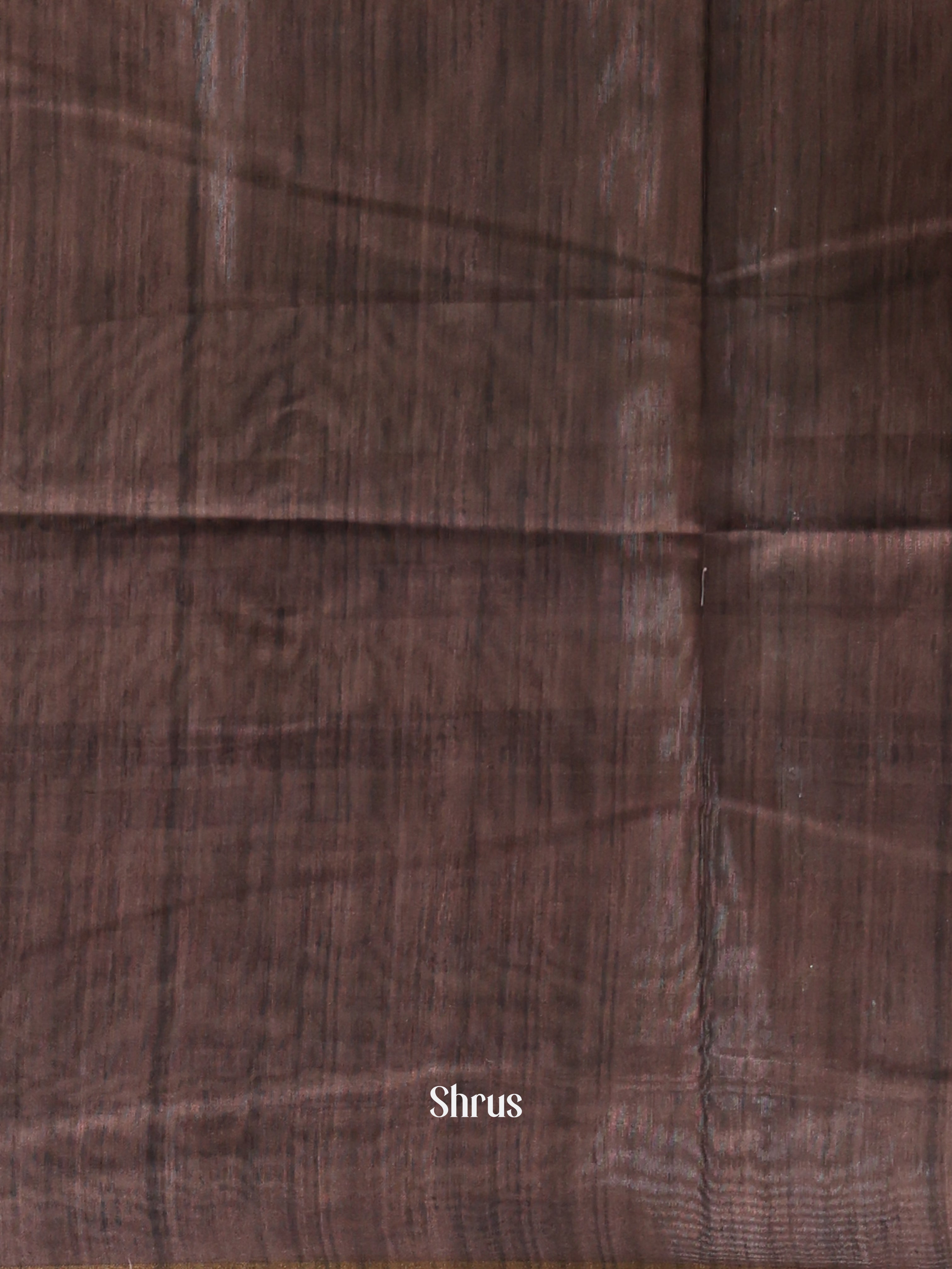 Green & Brown - Champa semitussar Saree - Shop on Shrus.com
