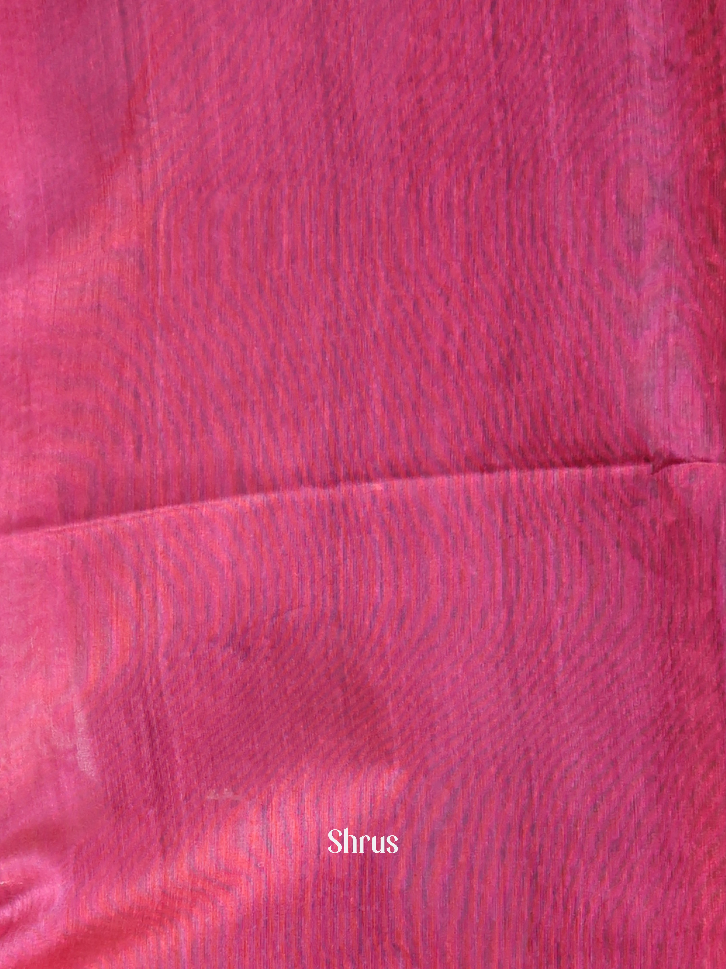 Black & Pink- Champa semitussar Saree - Shop on Shrus.com