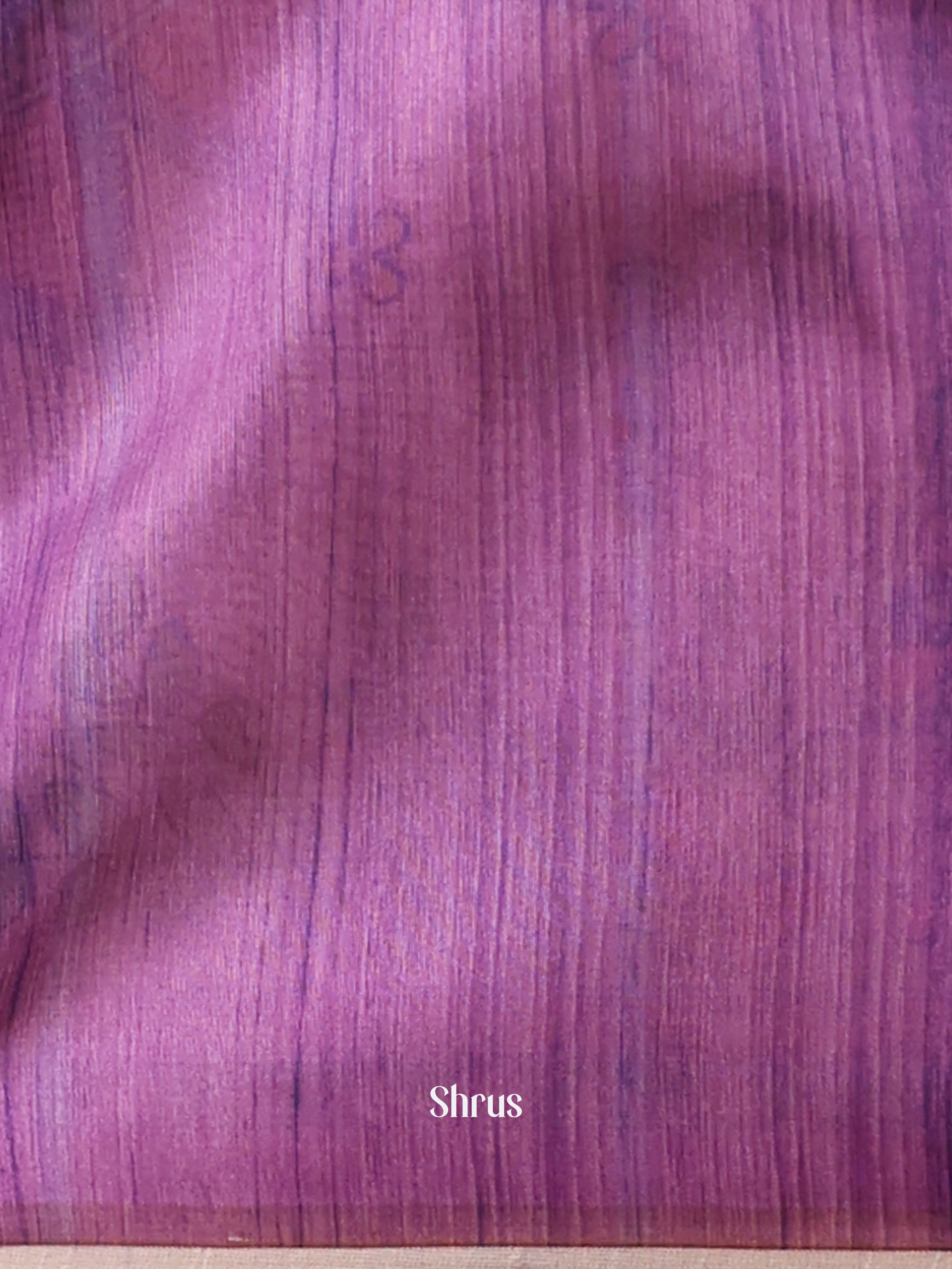 Pink & Purple - Champa semitussar Saree - Shop on Shrus.com