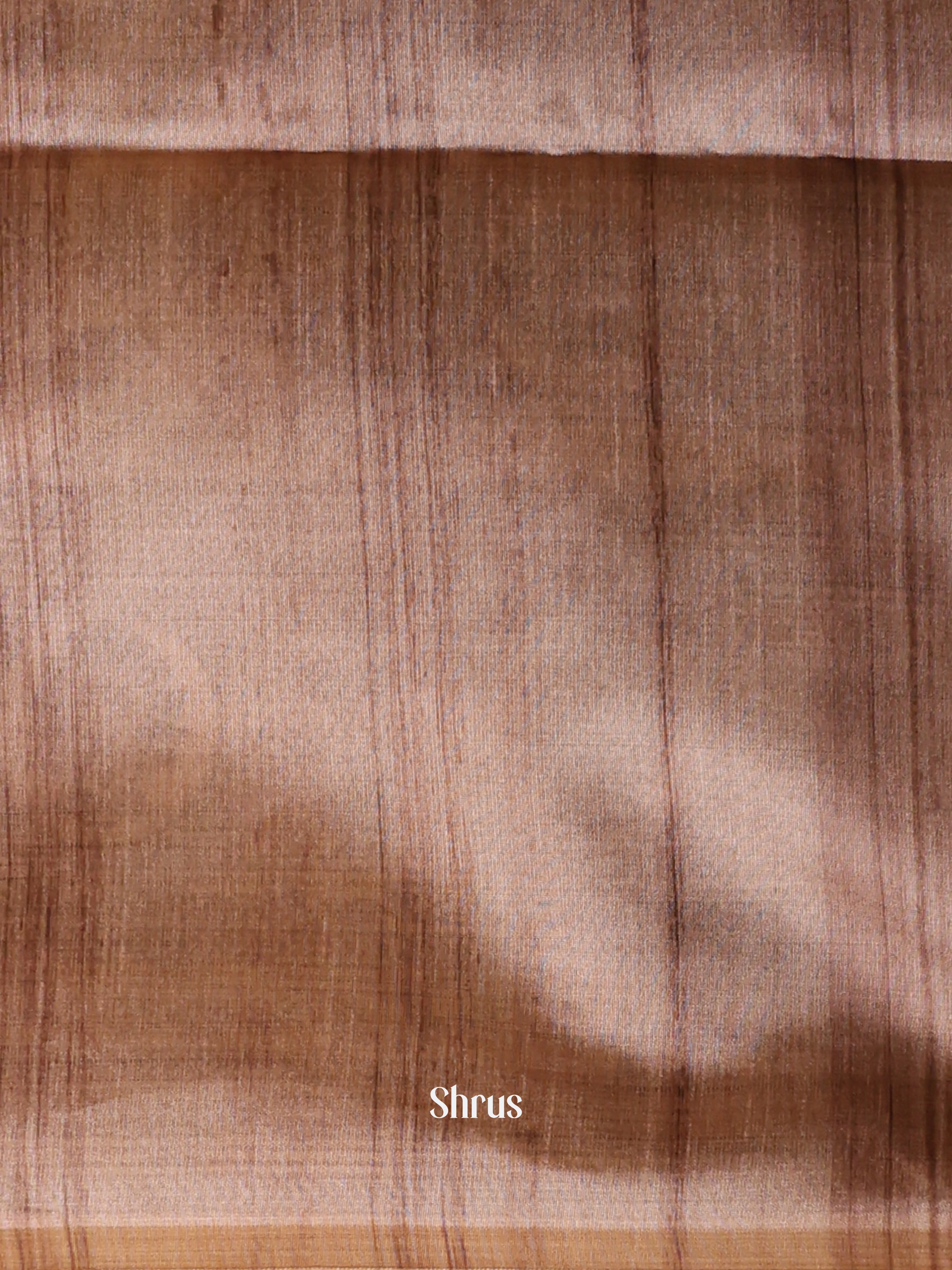 Black & Brown - Champa semitussar Saree - Shop on Shrus.com