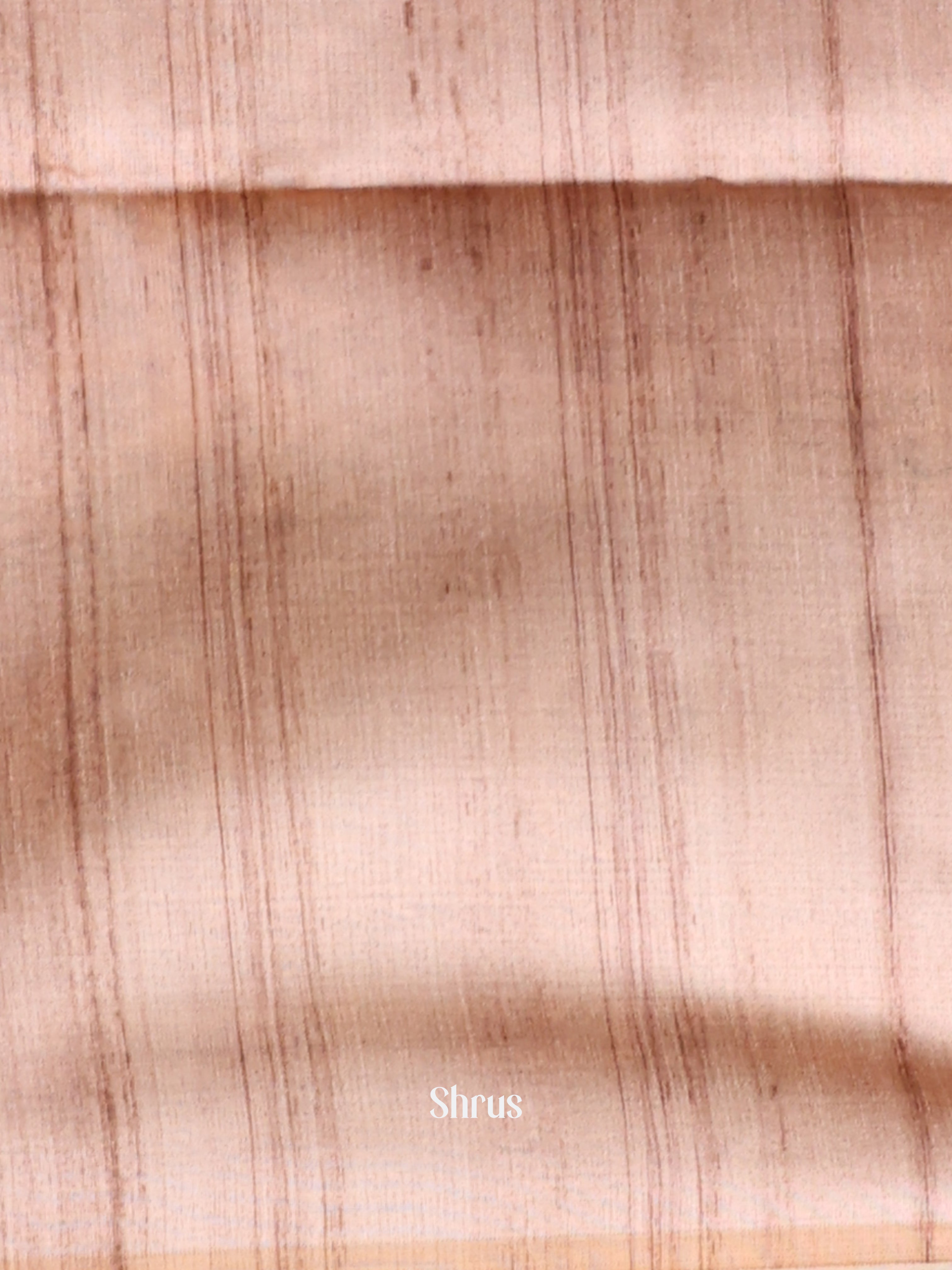 Maroon & Lite Brown - Champa semitussar Saree - Shop on Shrus.com