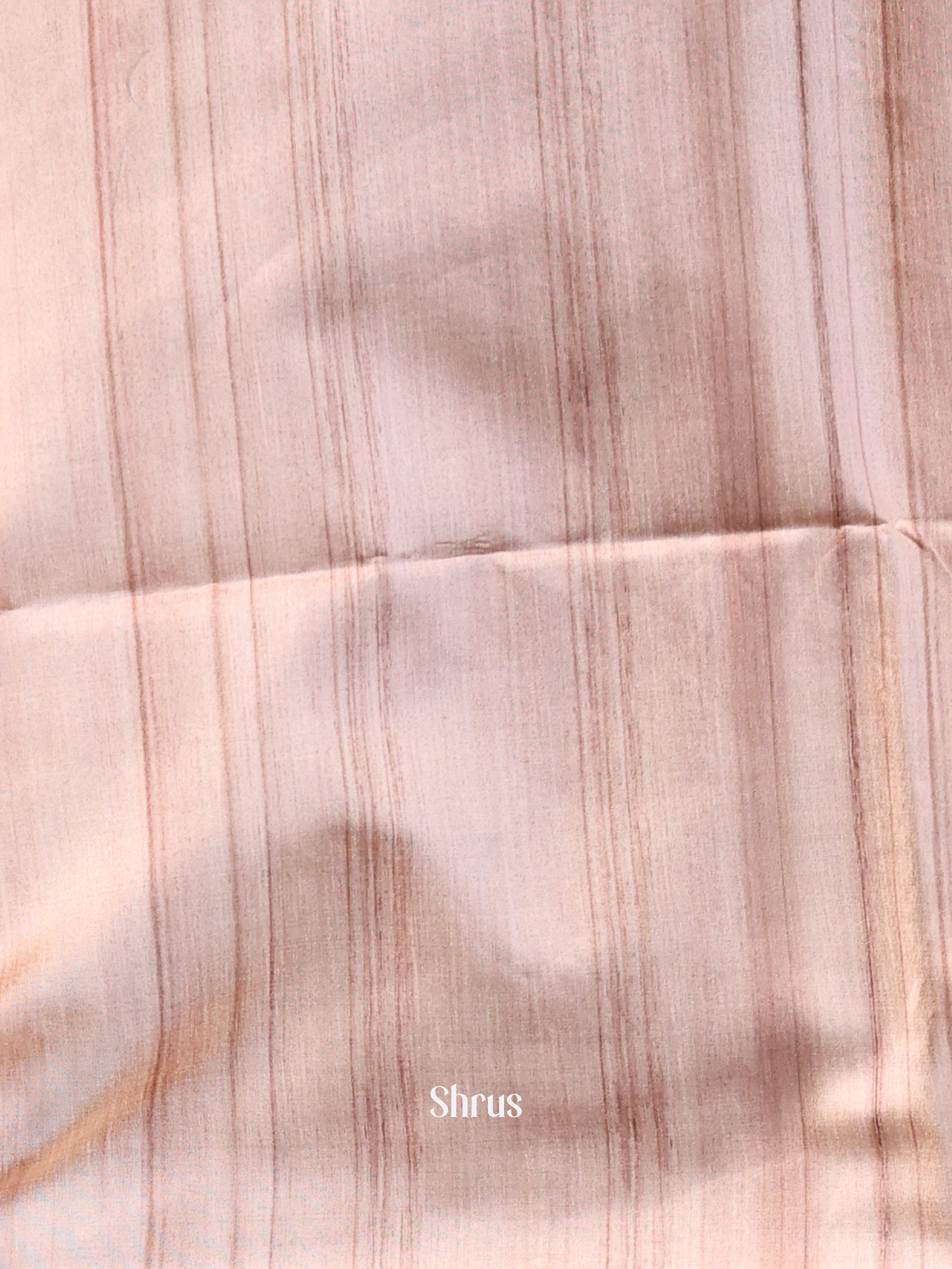 Wine & Lite Brown - Champa semitussar Saree - Shop on Shrus.com