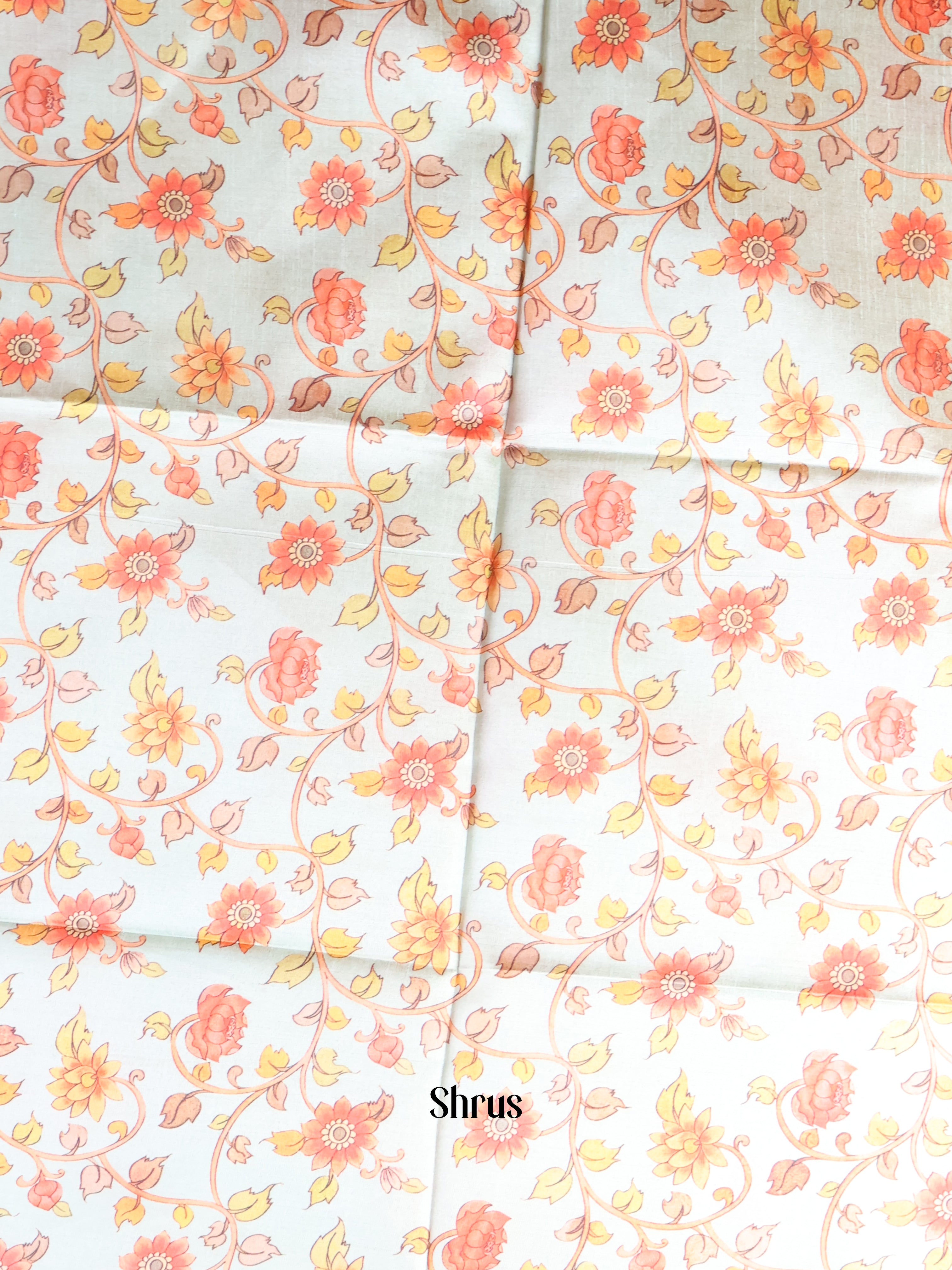 Pink & Green- Champa semitussar Saree - Shop on Shrus.com