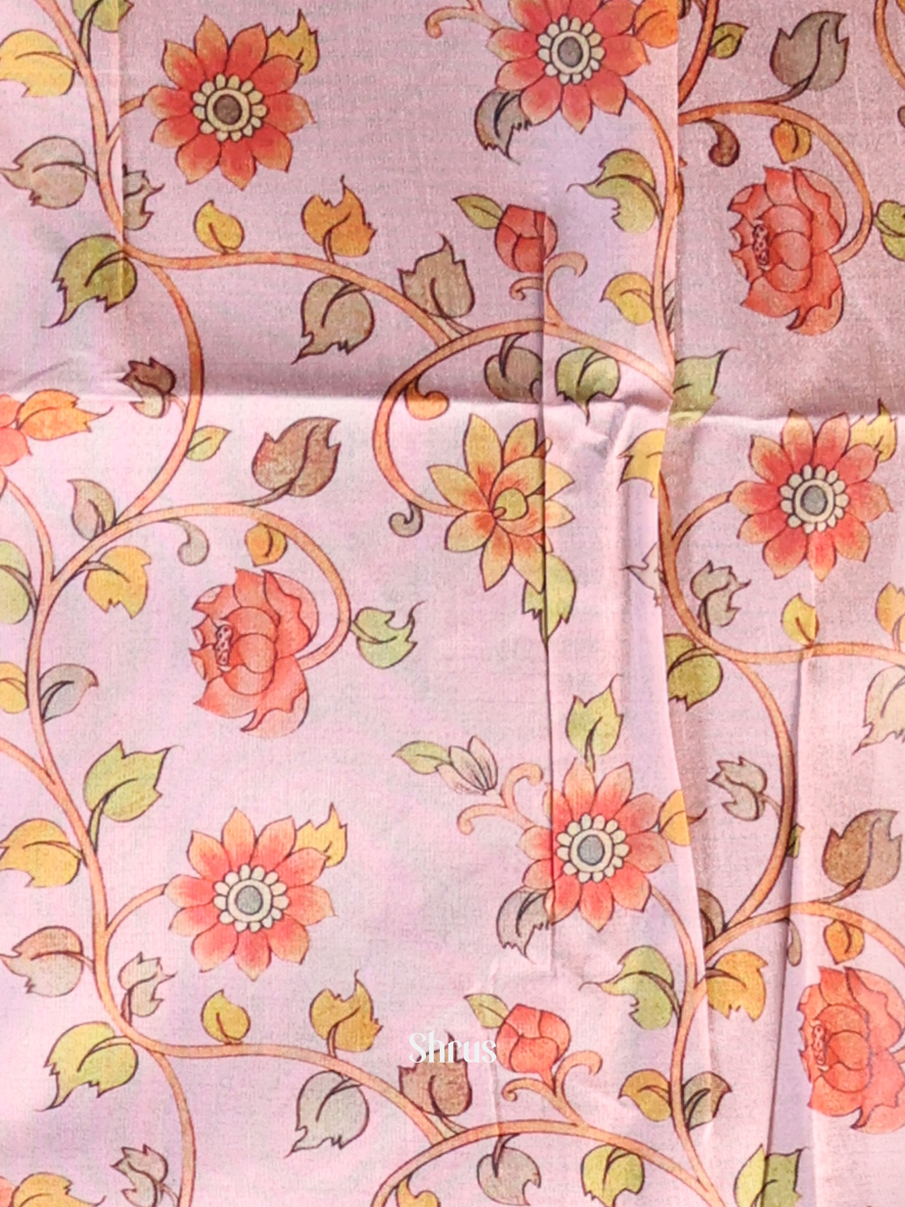 Blue & Purple - Champa semitussar Saree - Shop on Shrus.com