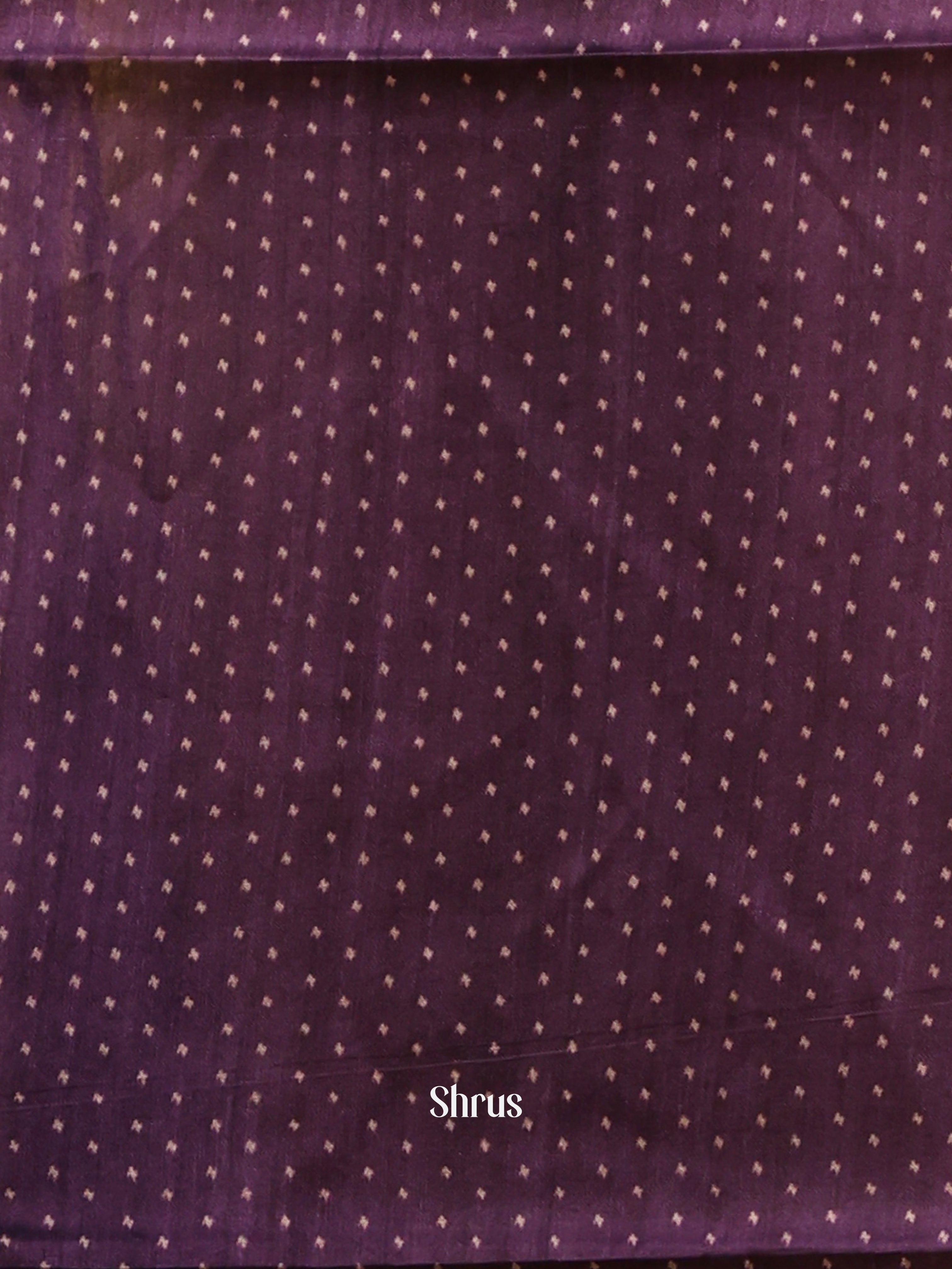 Pink & Purple - Champa semitussar Saree - Shop on Shrus.com