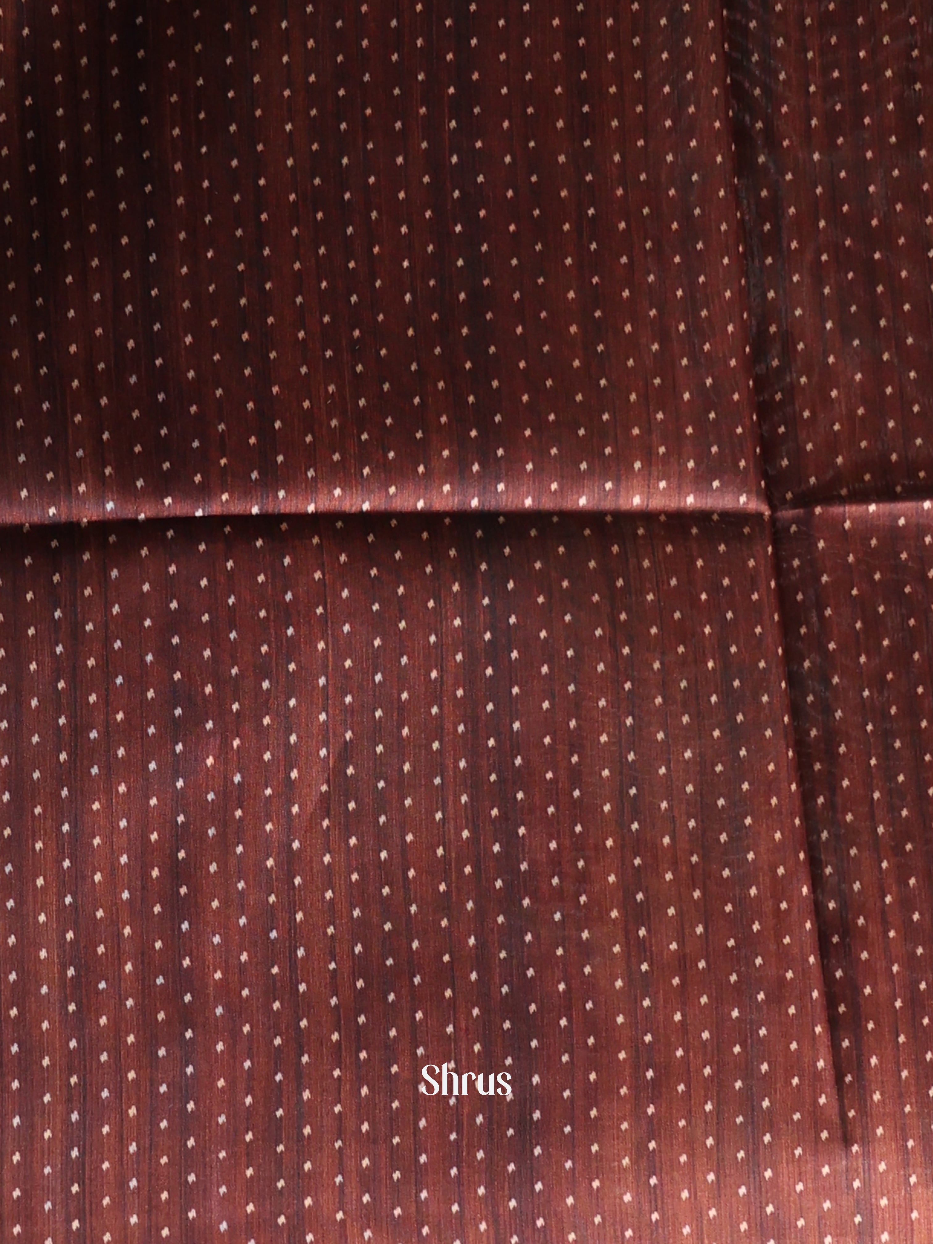 Blue & Brown - Champa semitussar Saree - Shop on Shrus.com