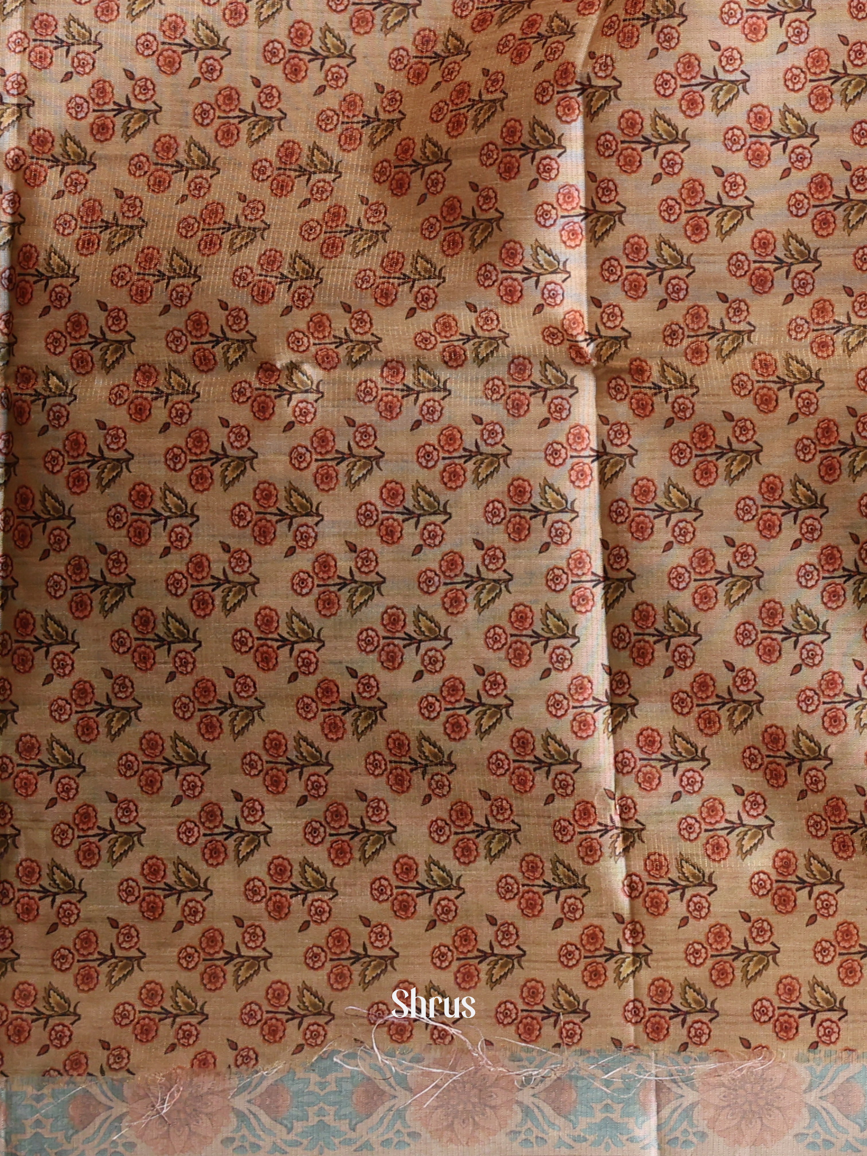 Purple & Beige - Champa semitussar Saree - Shop on Shrus.com