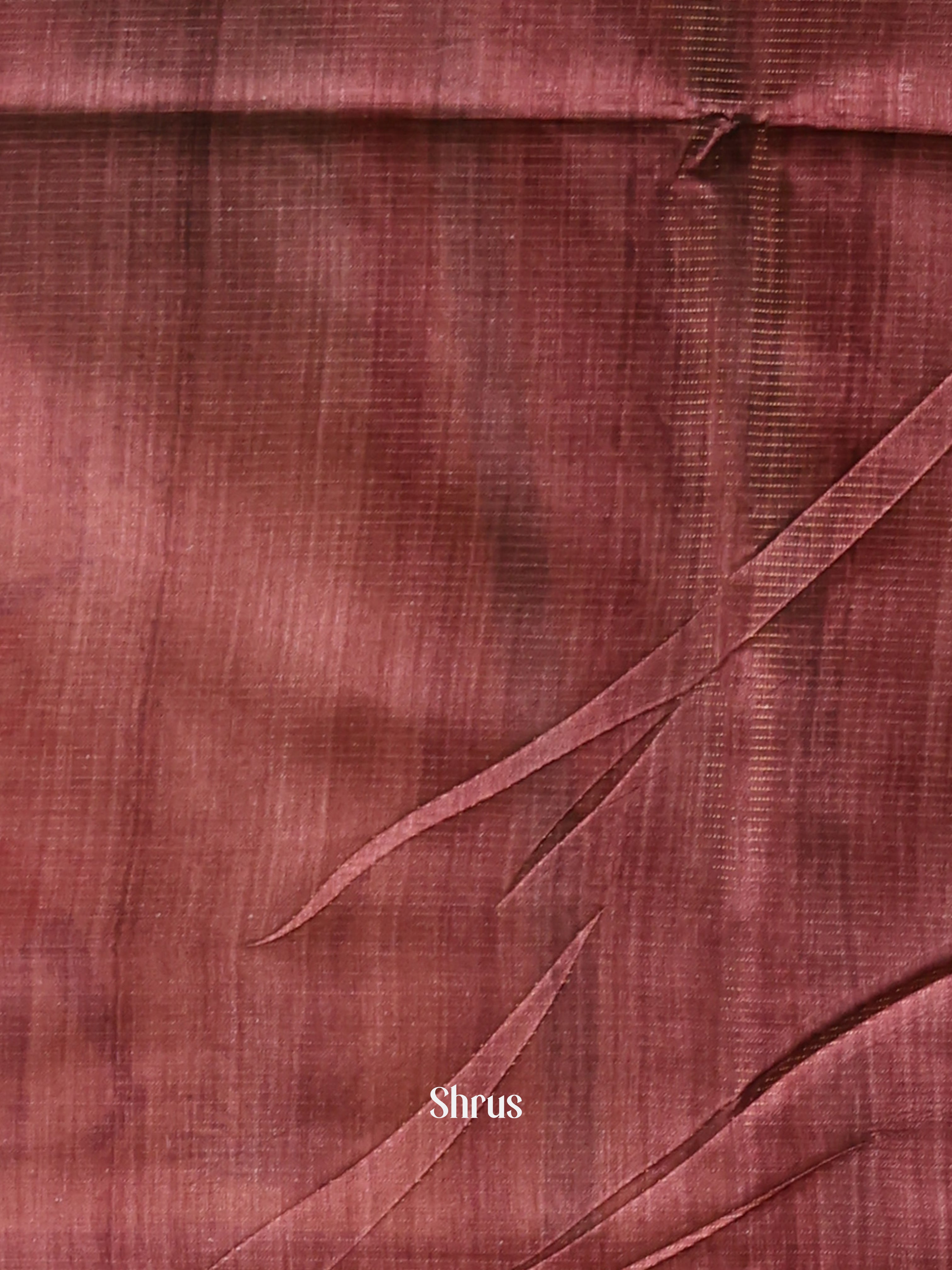 Green & Brown - Champa semitussar Saree - Shop on Shrus.com