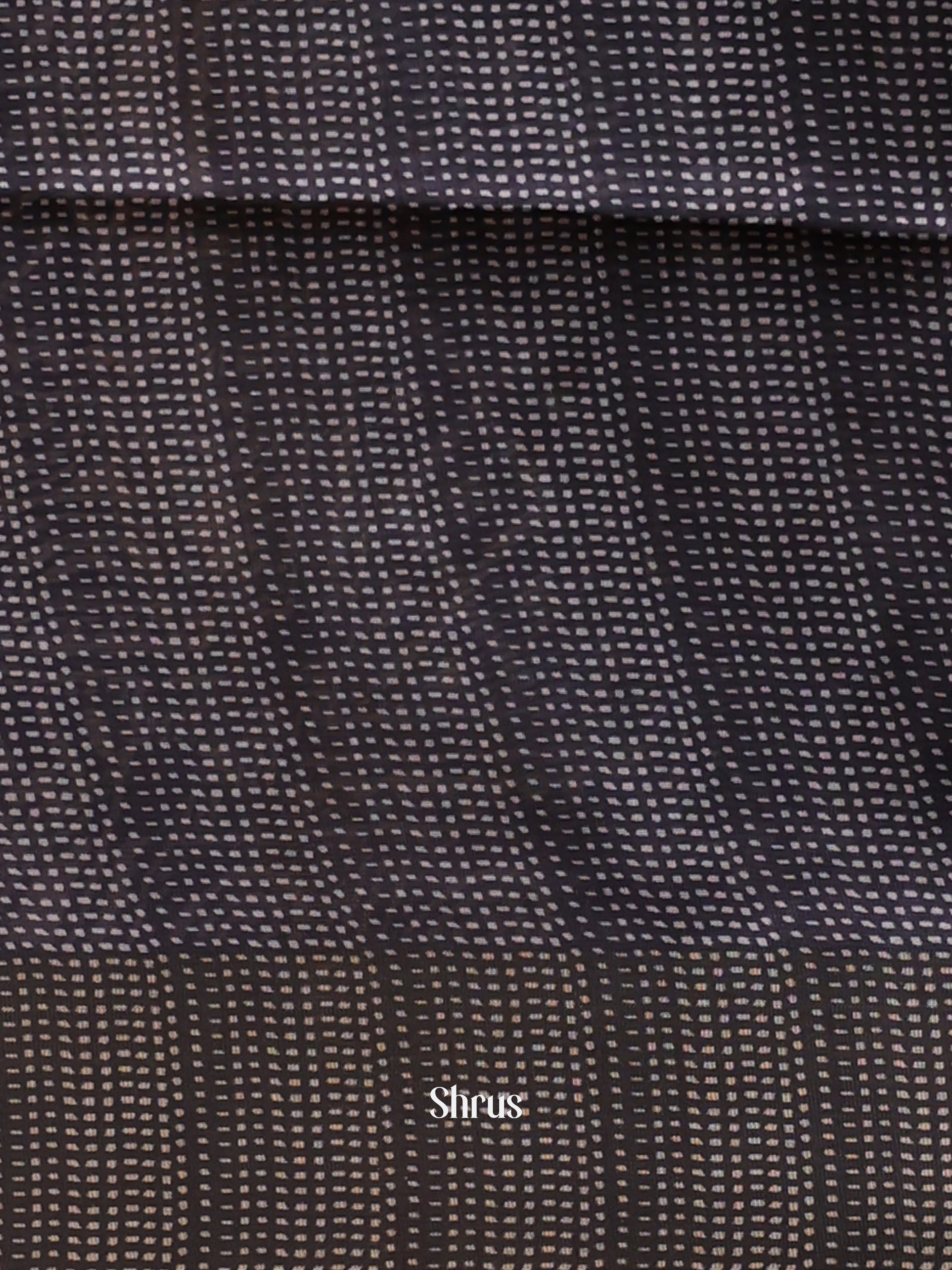 Orange & Black - Champa semitussar Saree - Shop on Shrus.com