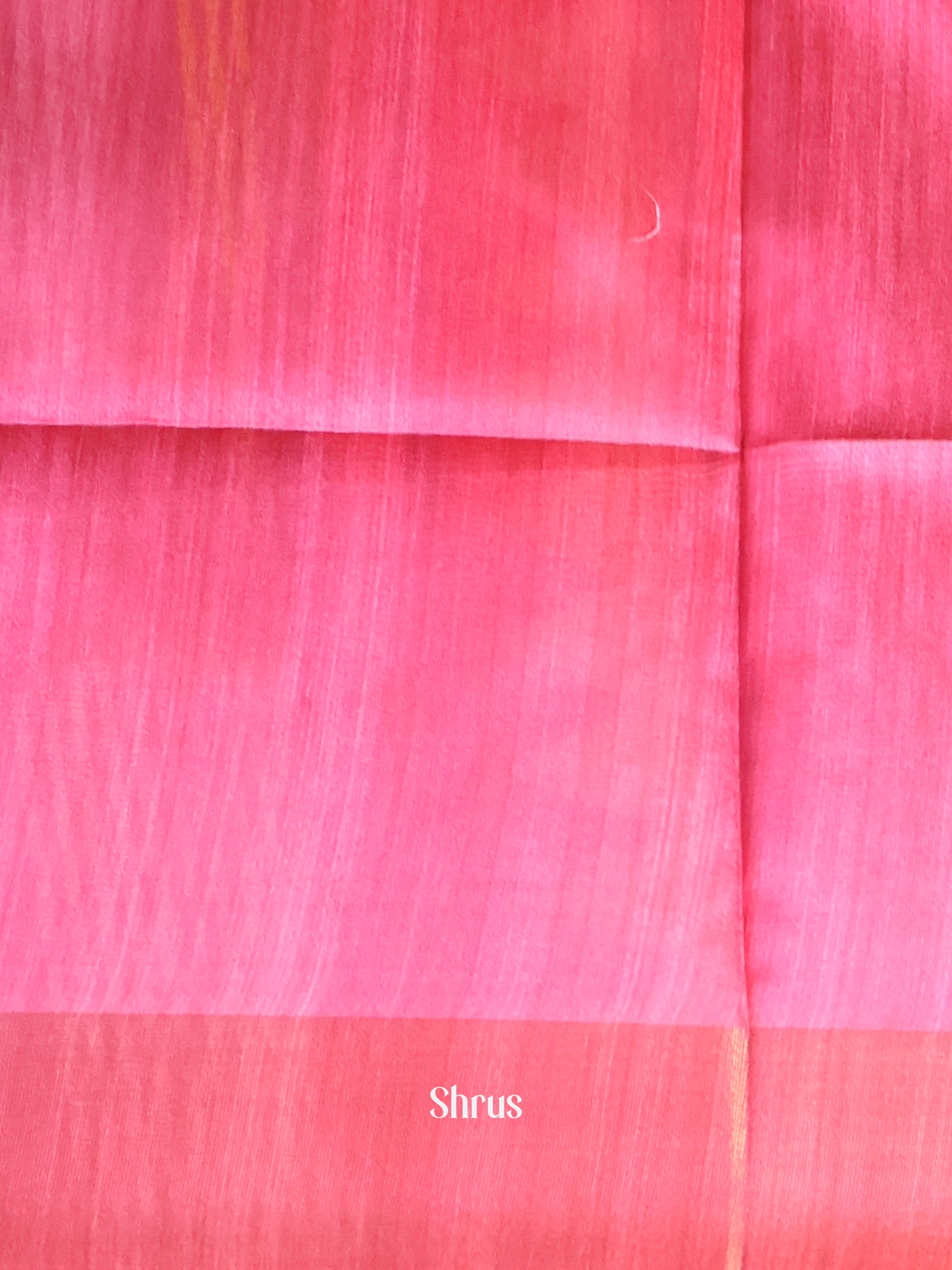 Blue & Pink - Champa semitussar Saree - Shop on Shrus.com