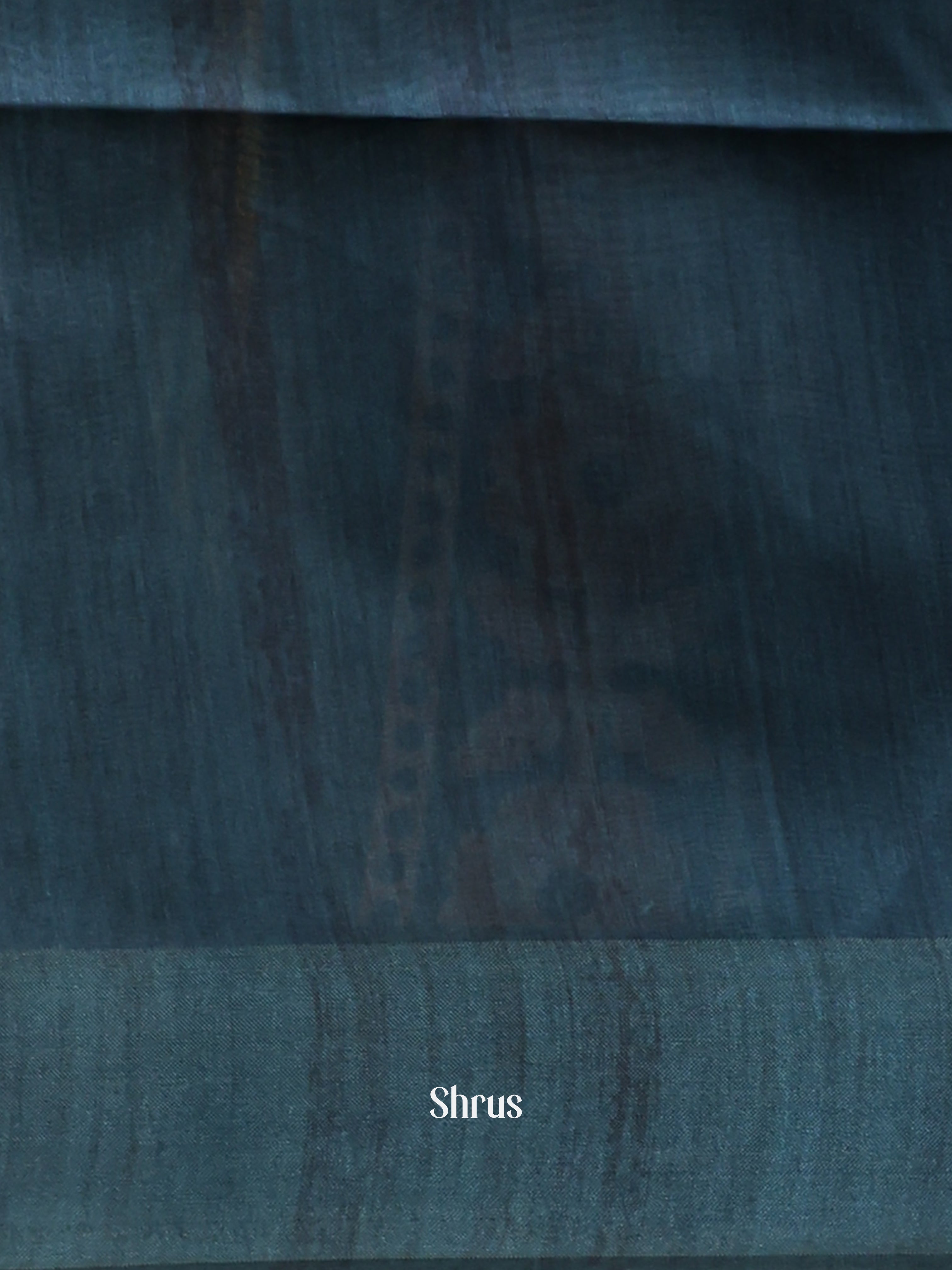 Blue & Orange - Champa semitussar Saree - Shop on Shrus.com