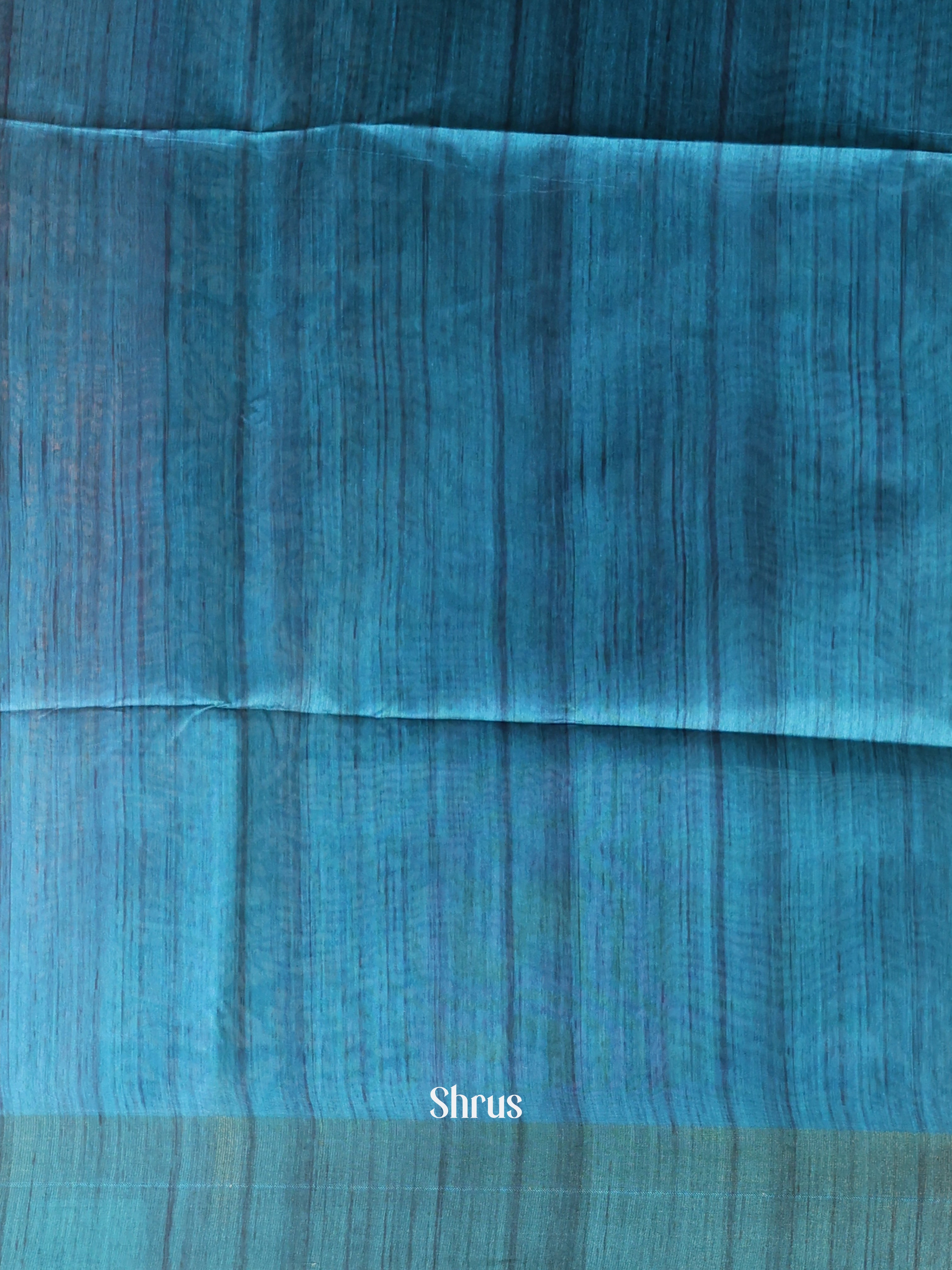 Black & Blue - Champa semitussar Saree - Shop on Shrus.com