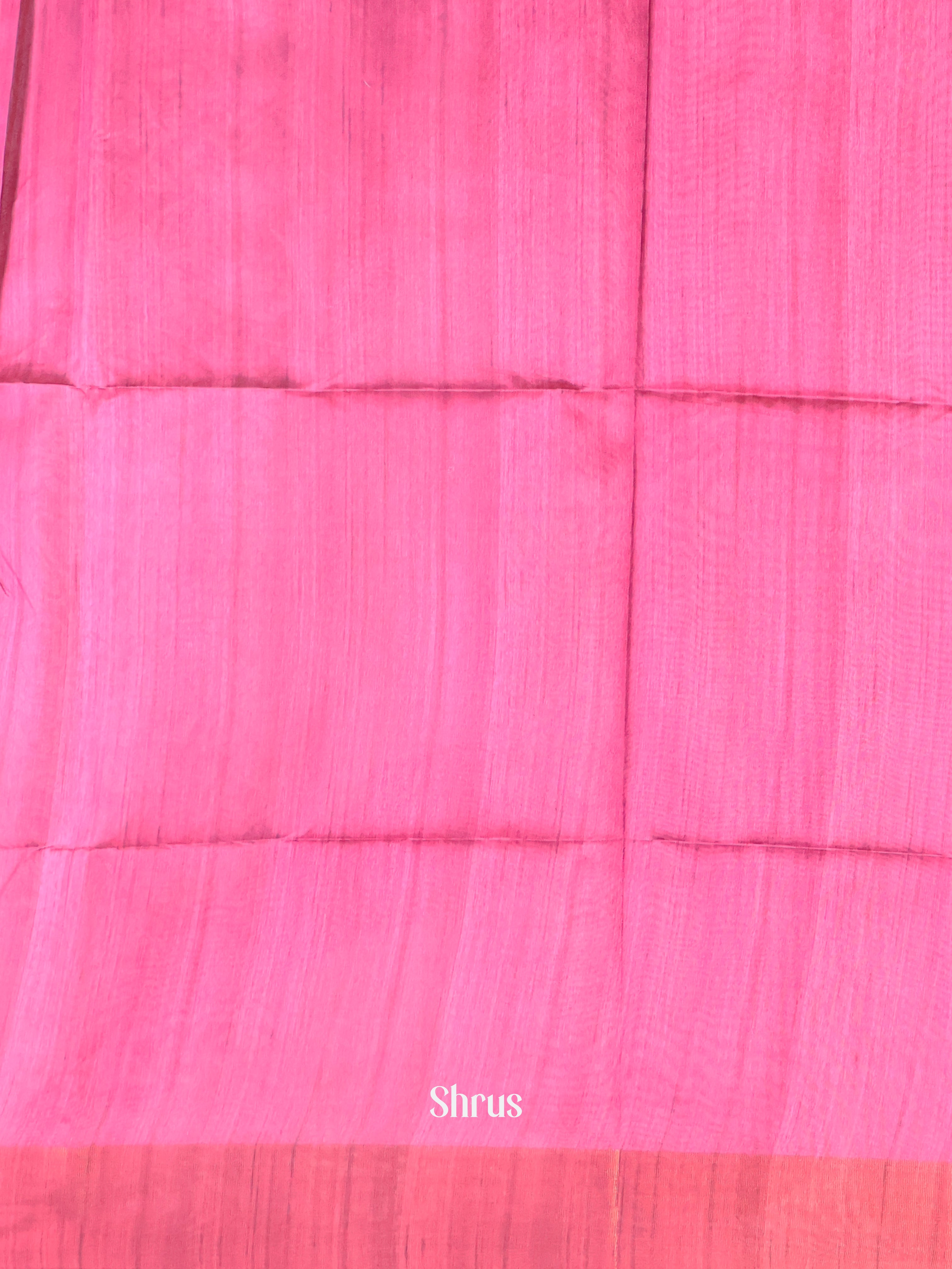 Black & Pink - Champa semitussar Saree - Shop on Shrus.com
