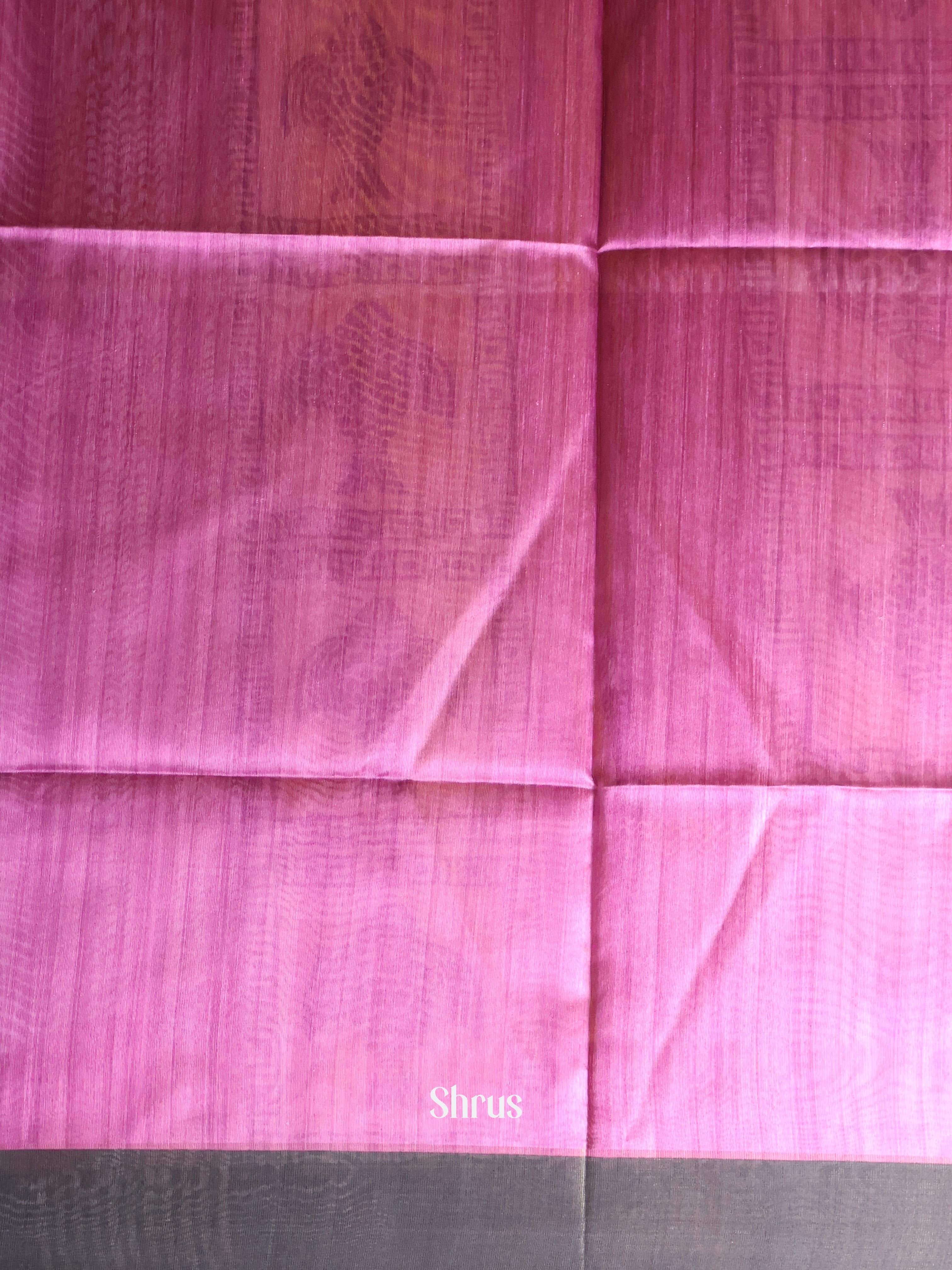 Blue & Purple - Champa semitussar Saree - Shop on Shrus.com