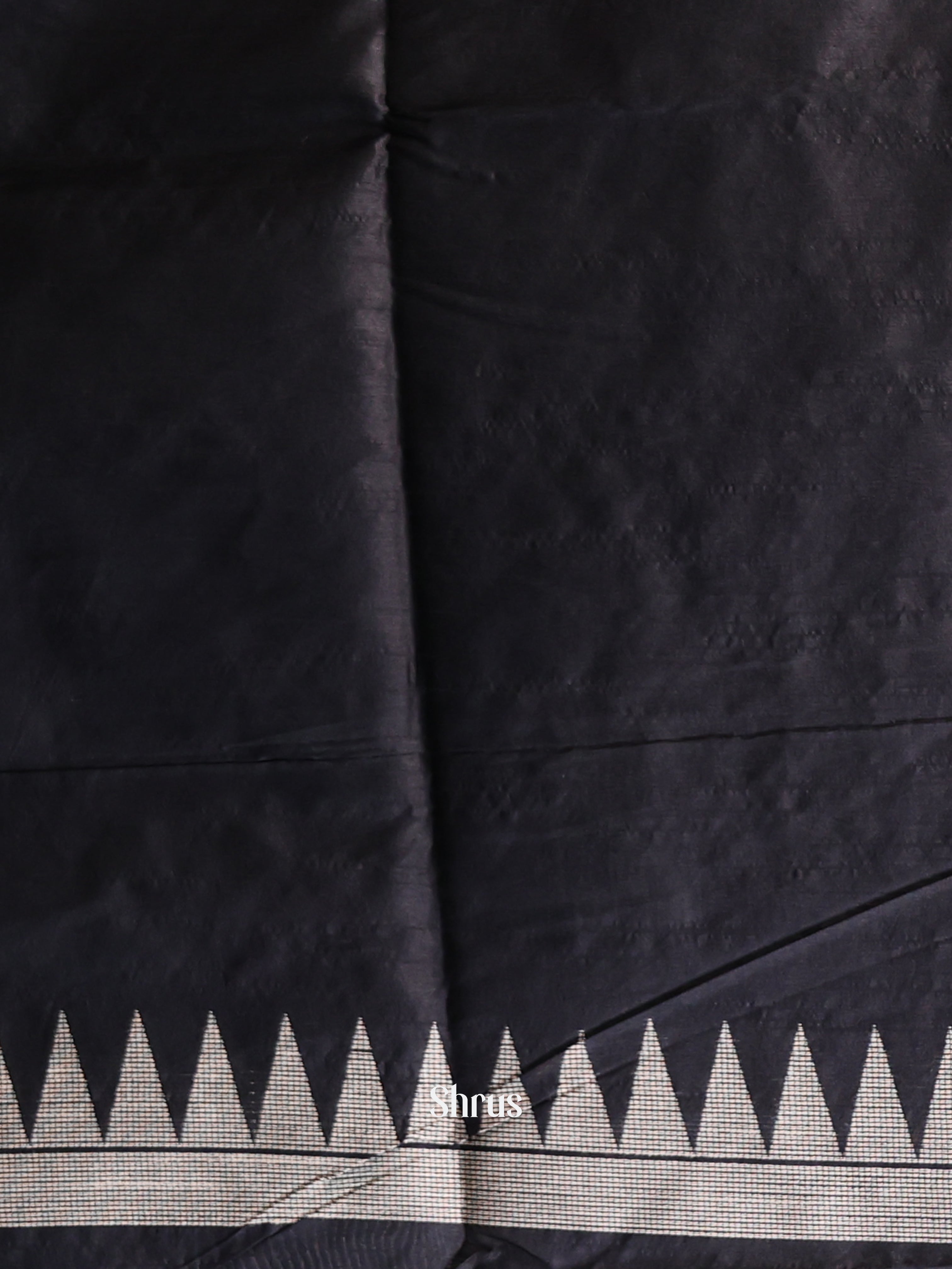 Black - Champa semitussar Saree - Shop on Shrus.com