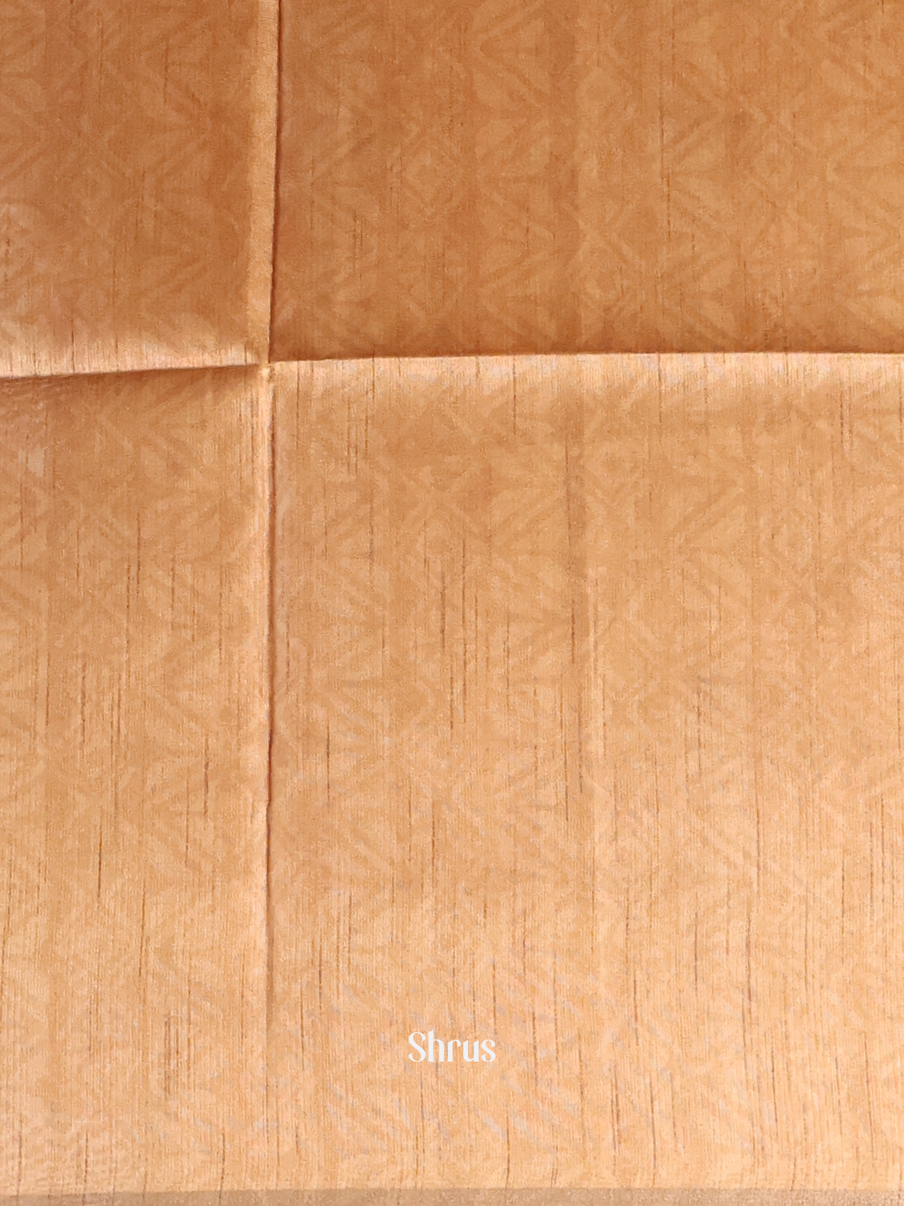 Cream & Brown - Champa semitussar Saree - Shop on Shrus.com