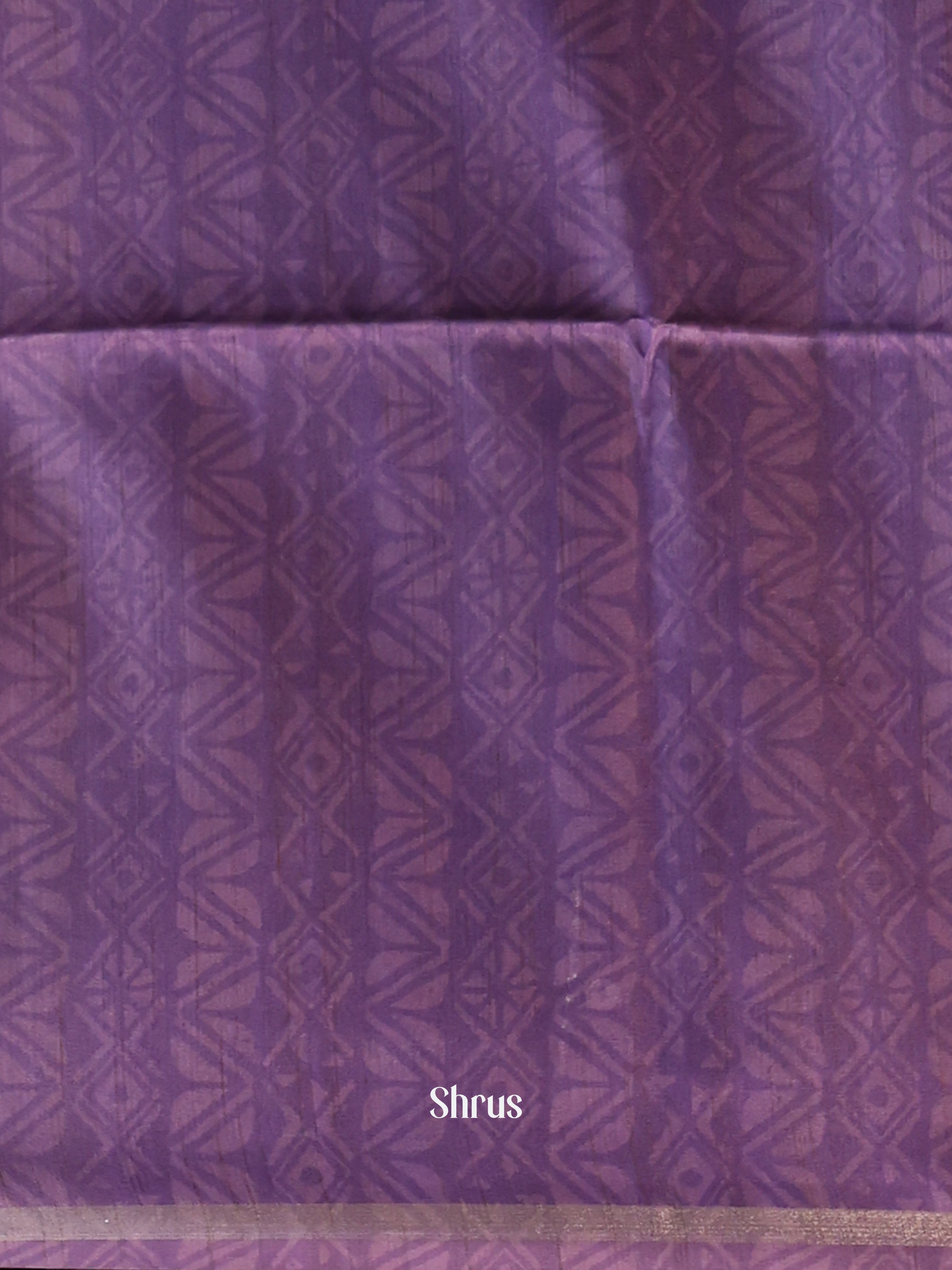 Onion Pink & Purple - Champa semitussar Saree - Shop on Shrus.com
