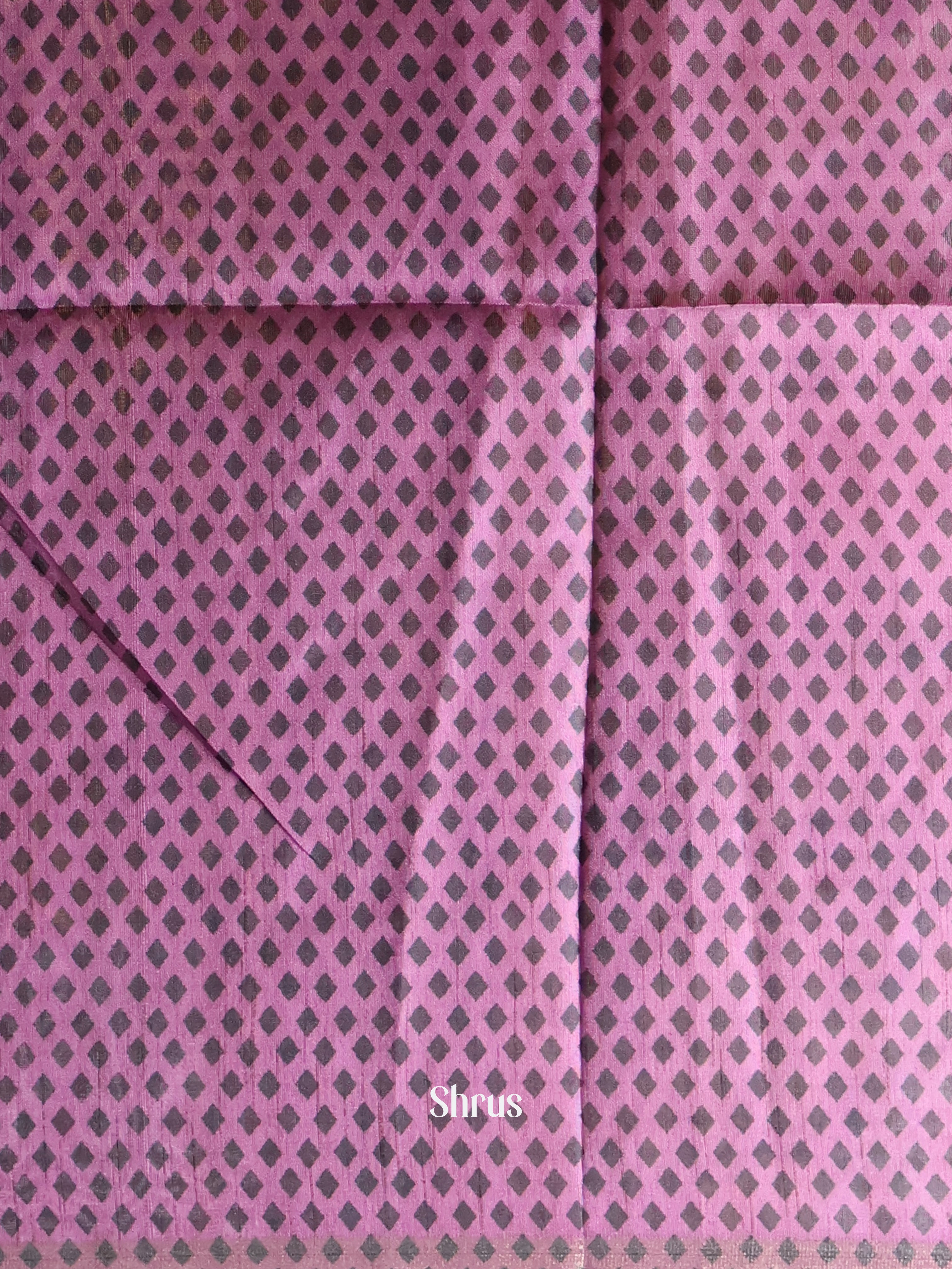 Purple - Champa semitussar Saree - Shop on Shrus.com