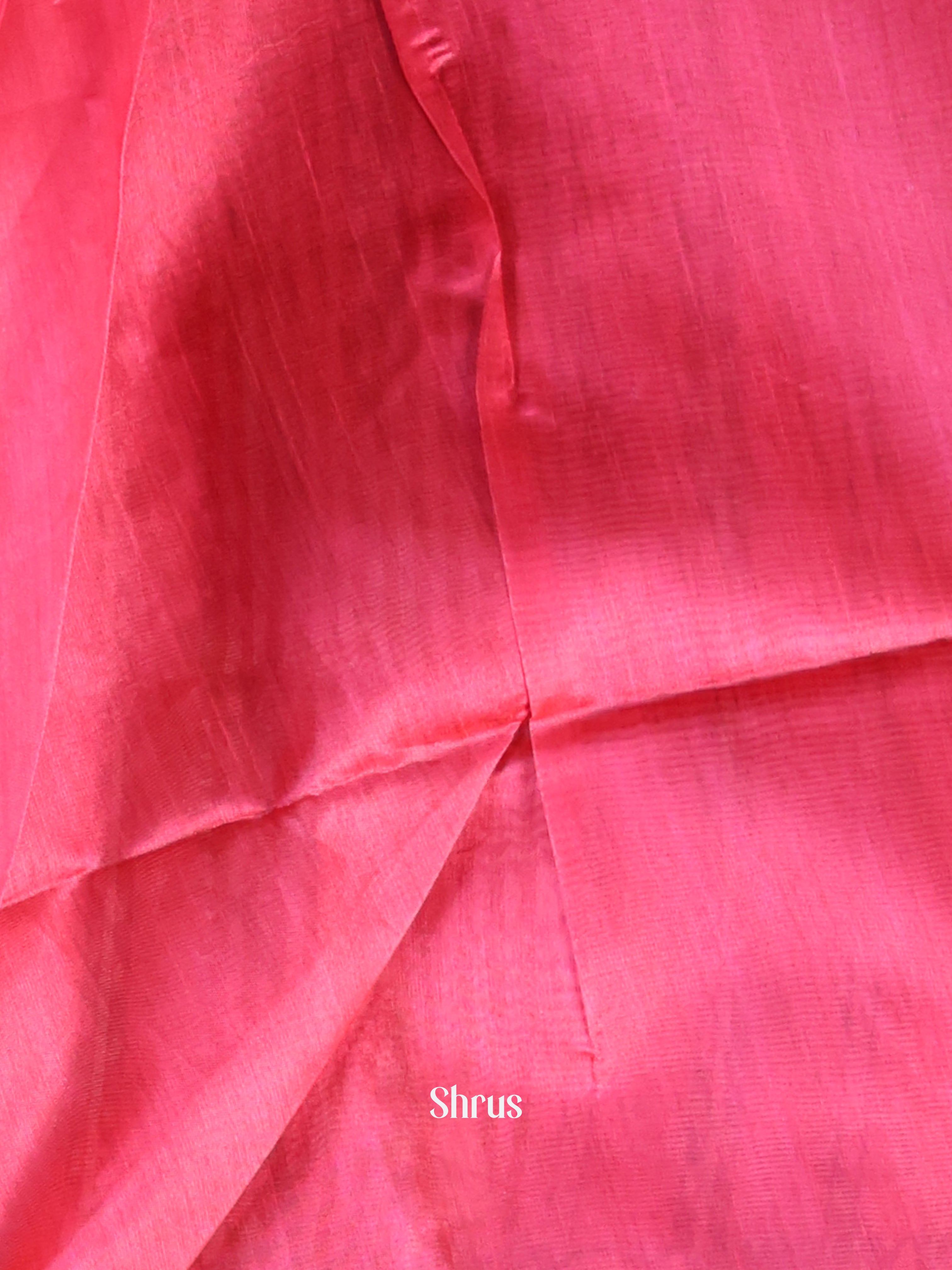 Cream & Green- Champa semitussar Saree - Shop on Shrus.com