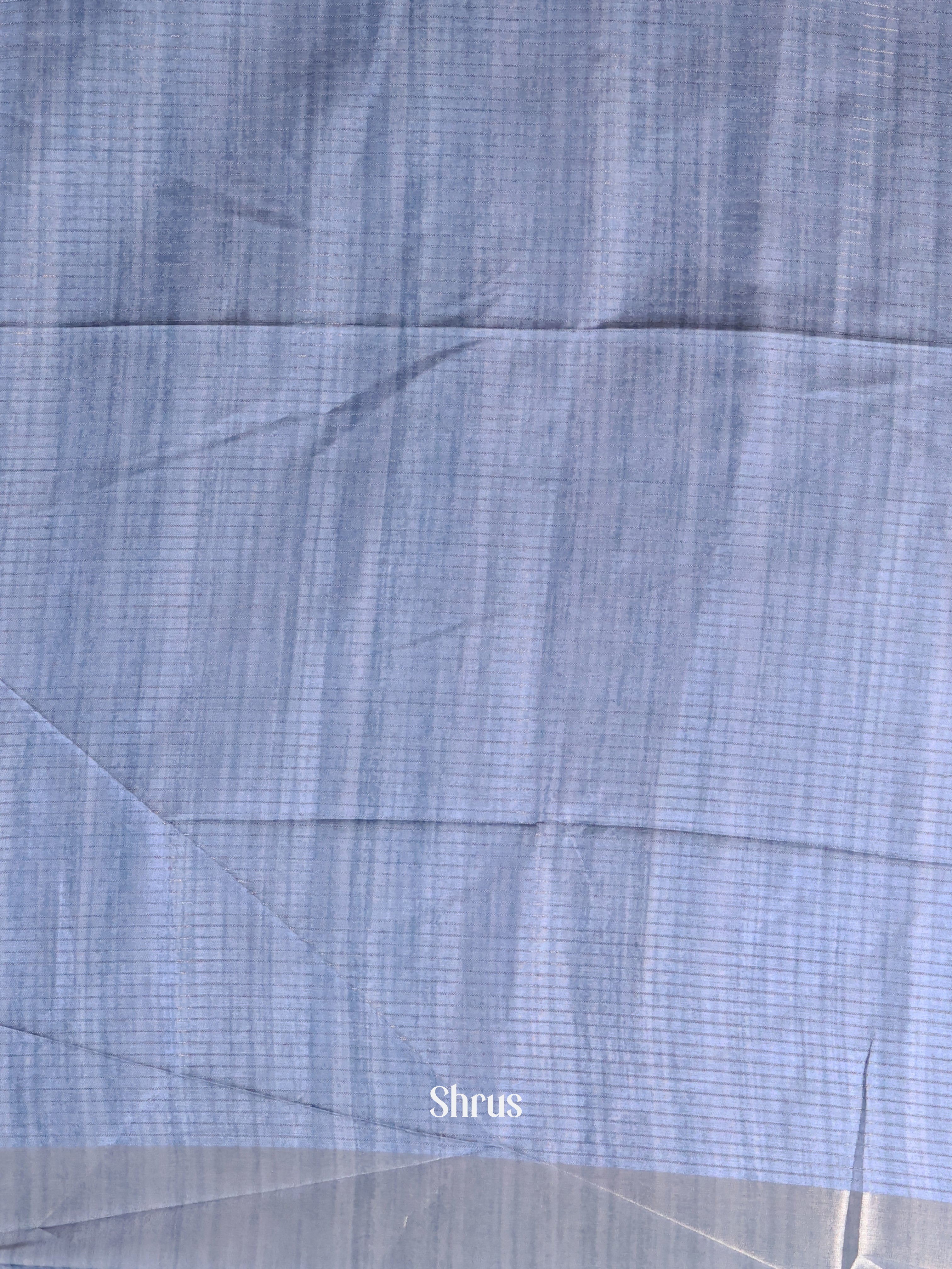 Purple & Blue - Champa semitussar Saree - Shop on Shrus.com