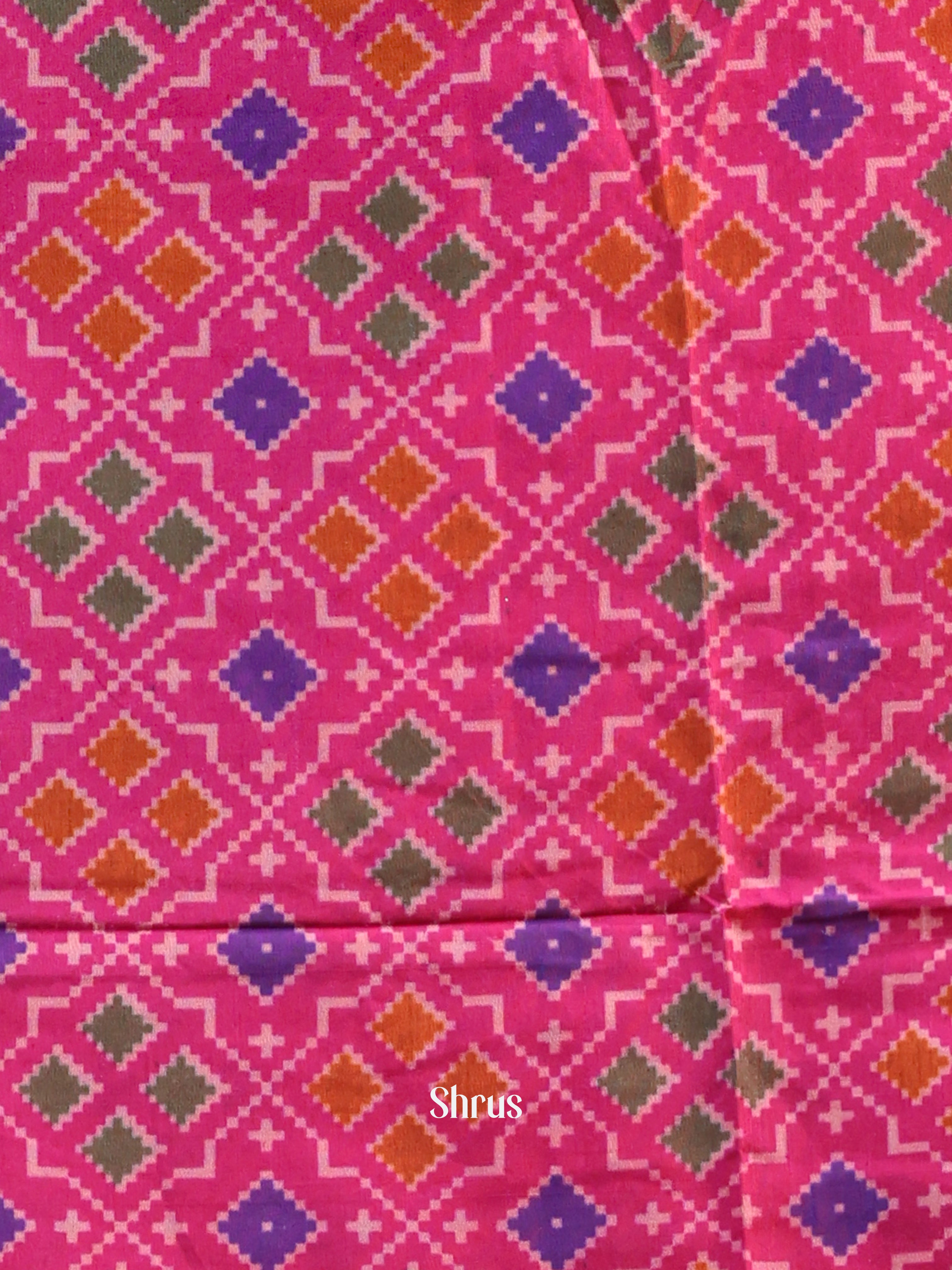 pink & Purple -semi patola salwar - Shop on Shrus.com