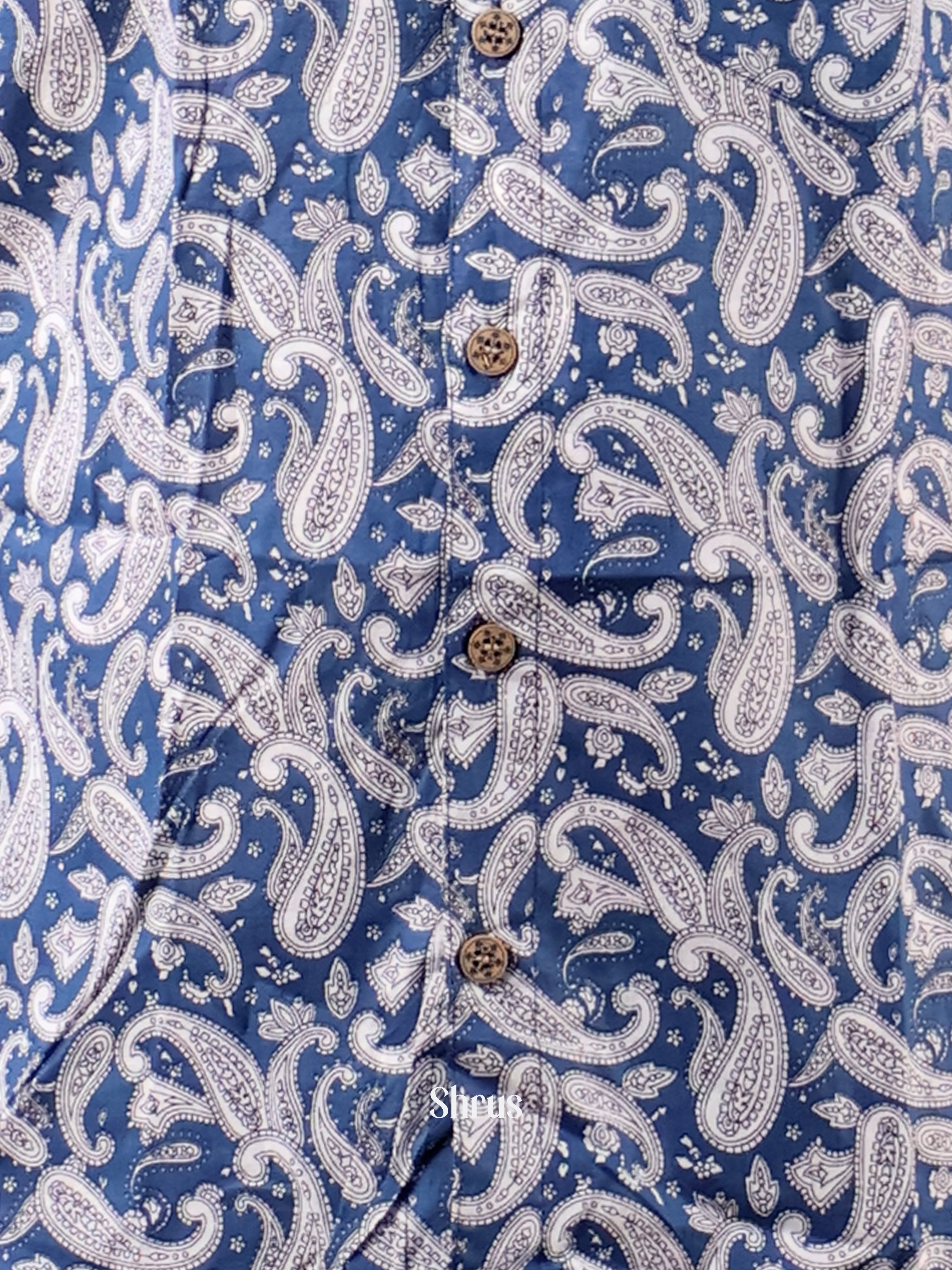 Blue - Readymade Mens Shirt - Shop on Shrus.com