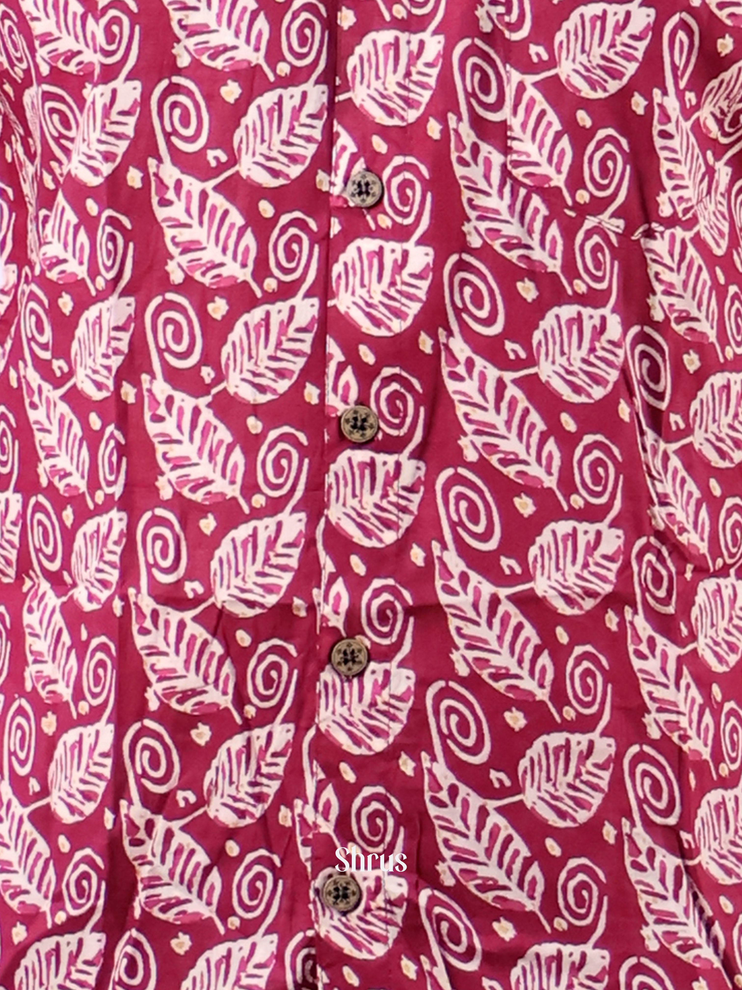 Maroon - Readymade Mens Shirt - Shop on Shrus.com