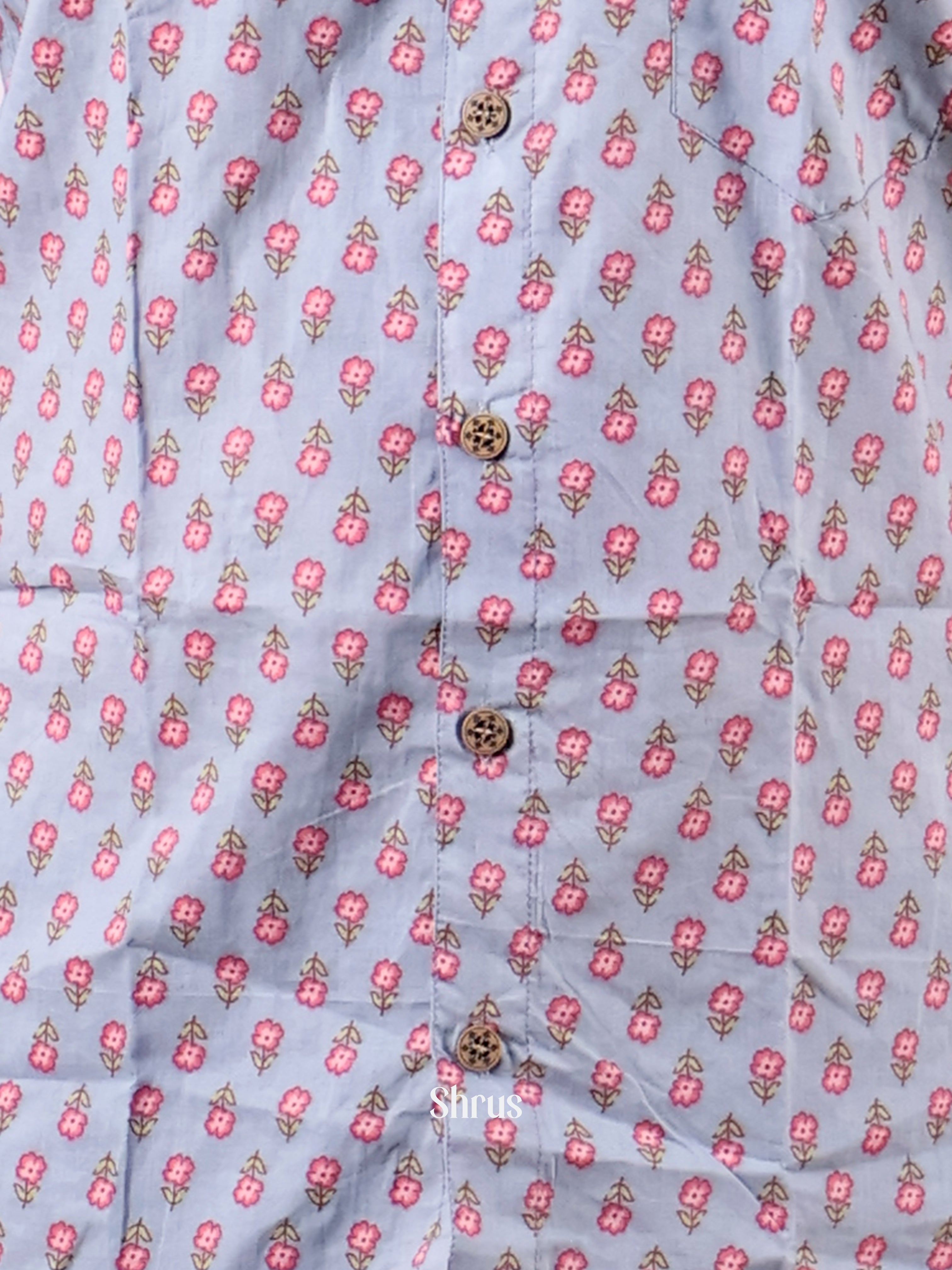 Blue- Readymade Mens shirt - Shop on Shrus.com