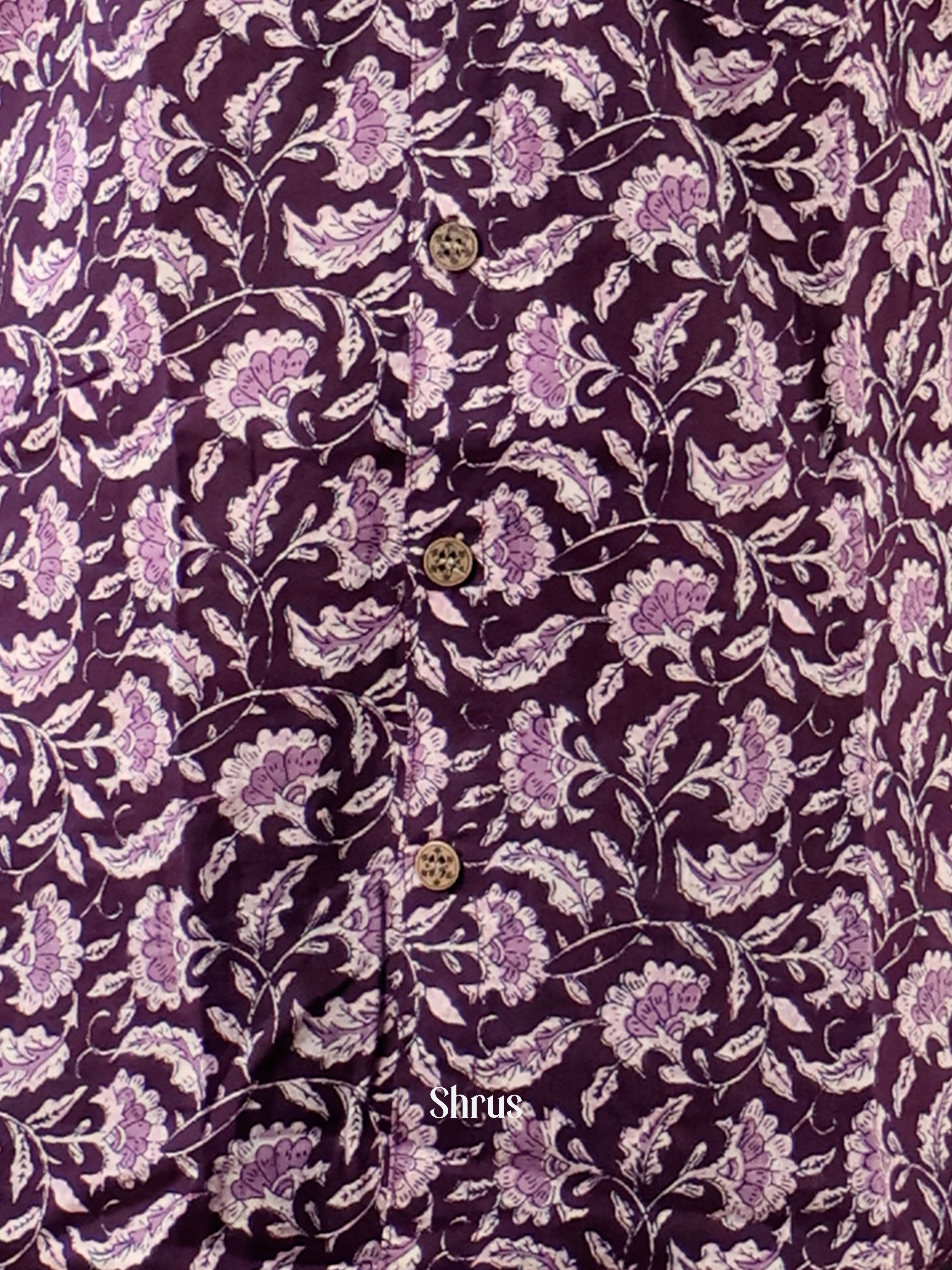 Purple - Readymade Mens Shirt - Shop on Shrus.com