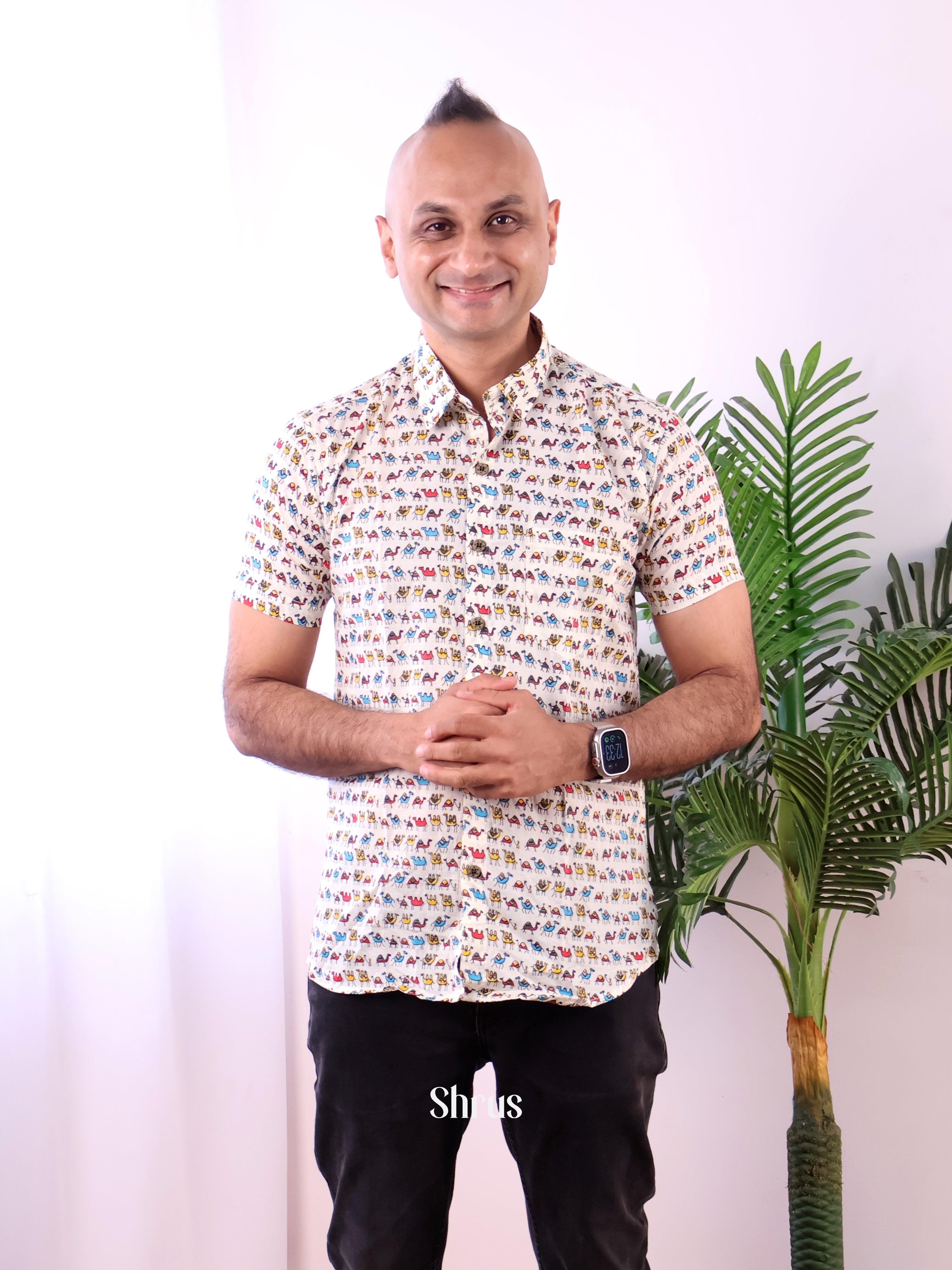 White - Readymade Mens Shirt - Shop on Shrus.com