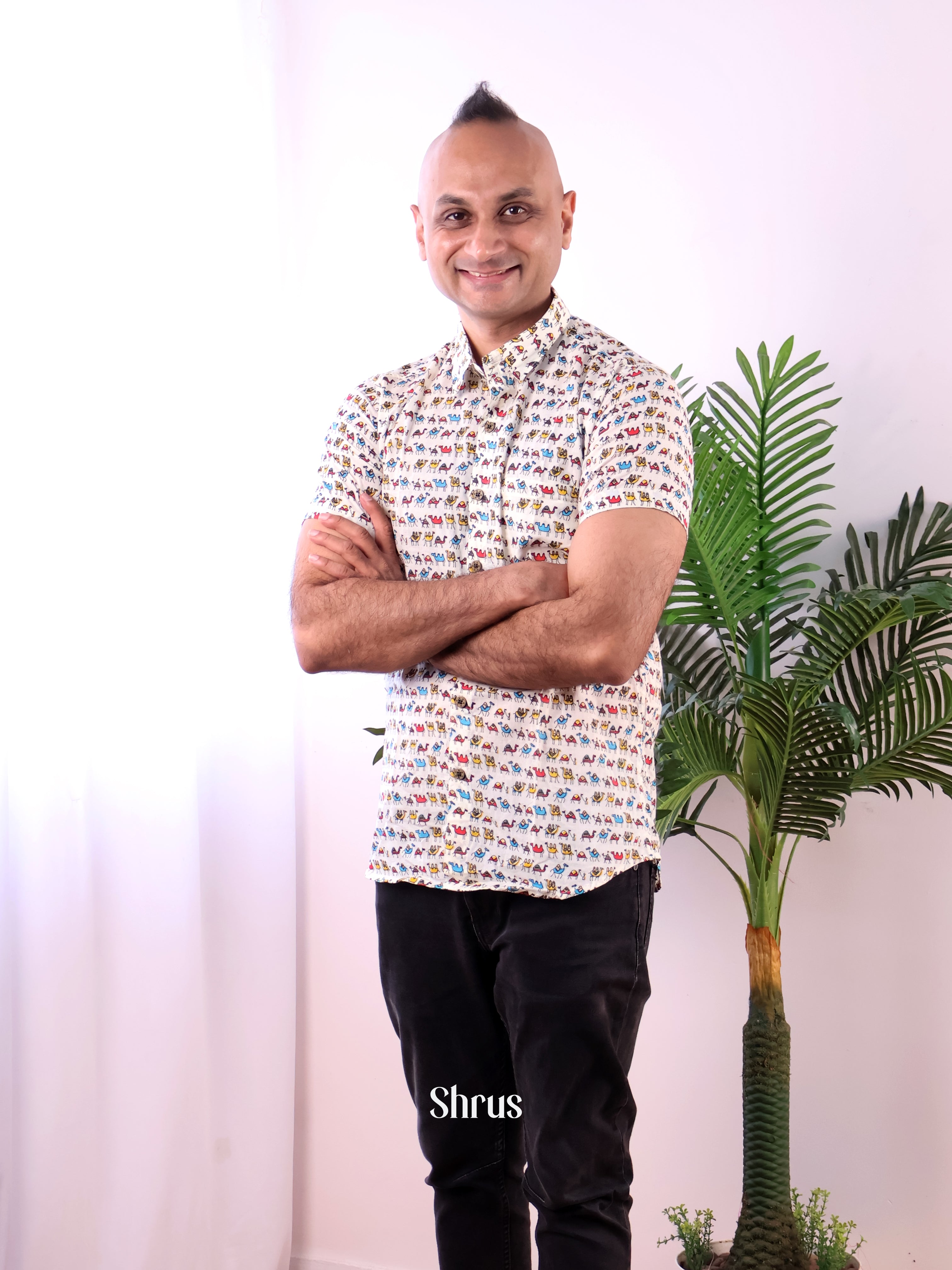 White - Readymade Mens Shirt - Shop on Shrus.com