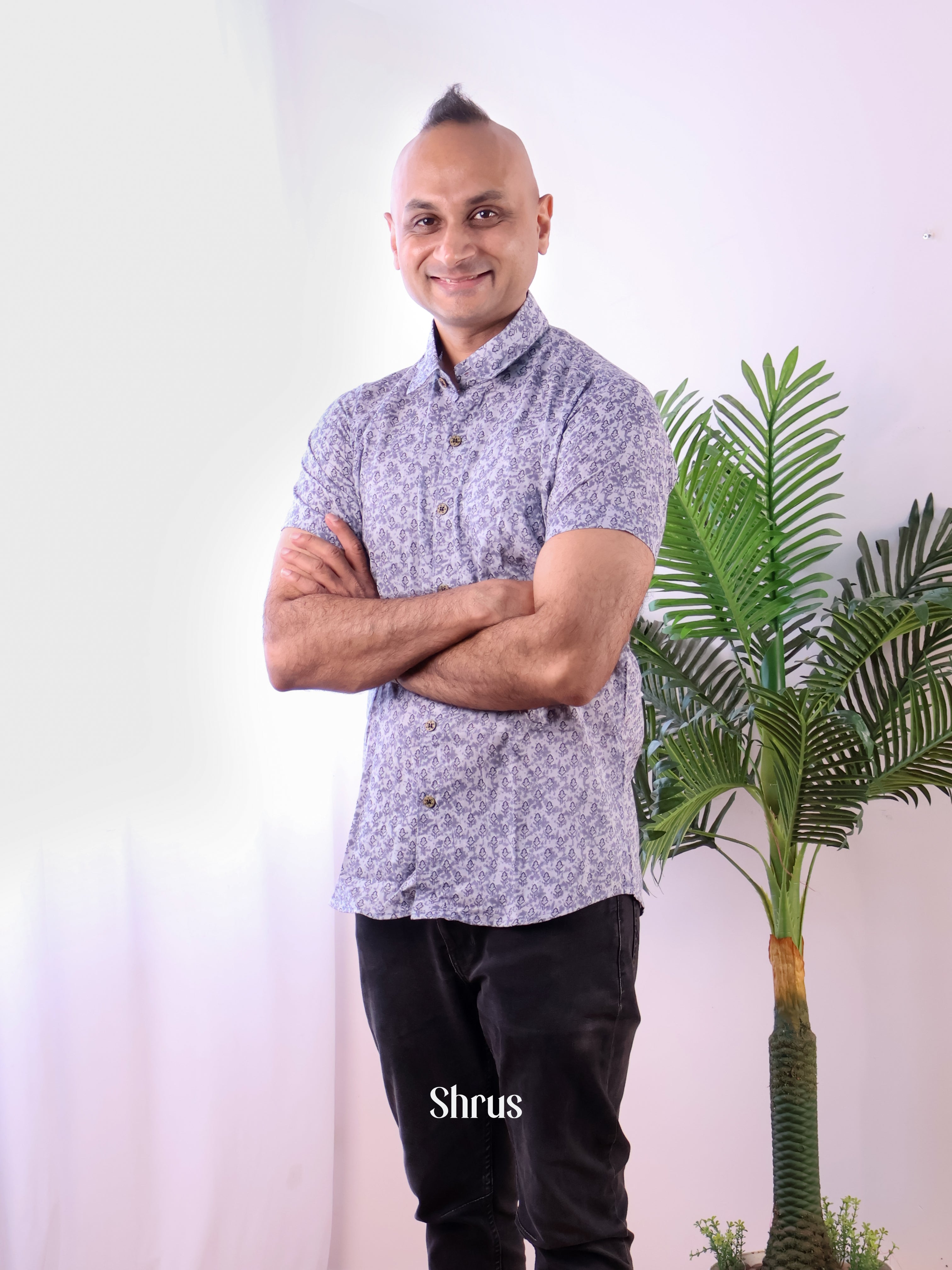 Purple- Readymade Mens Shirt - Shop on Shrus.com