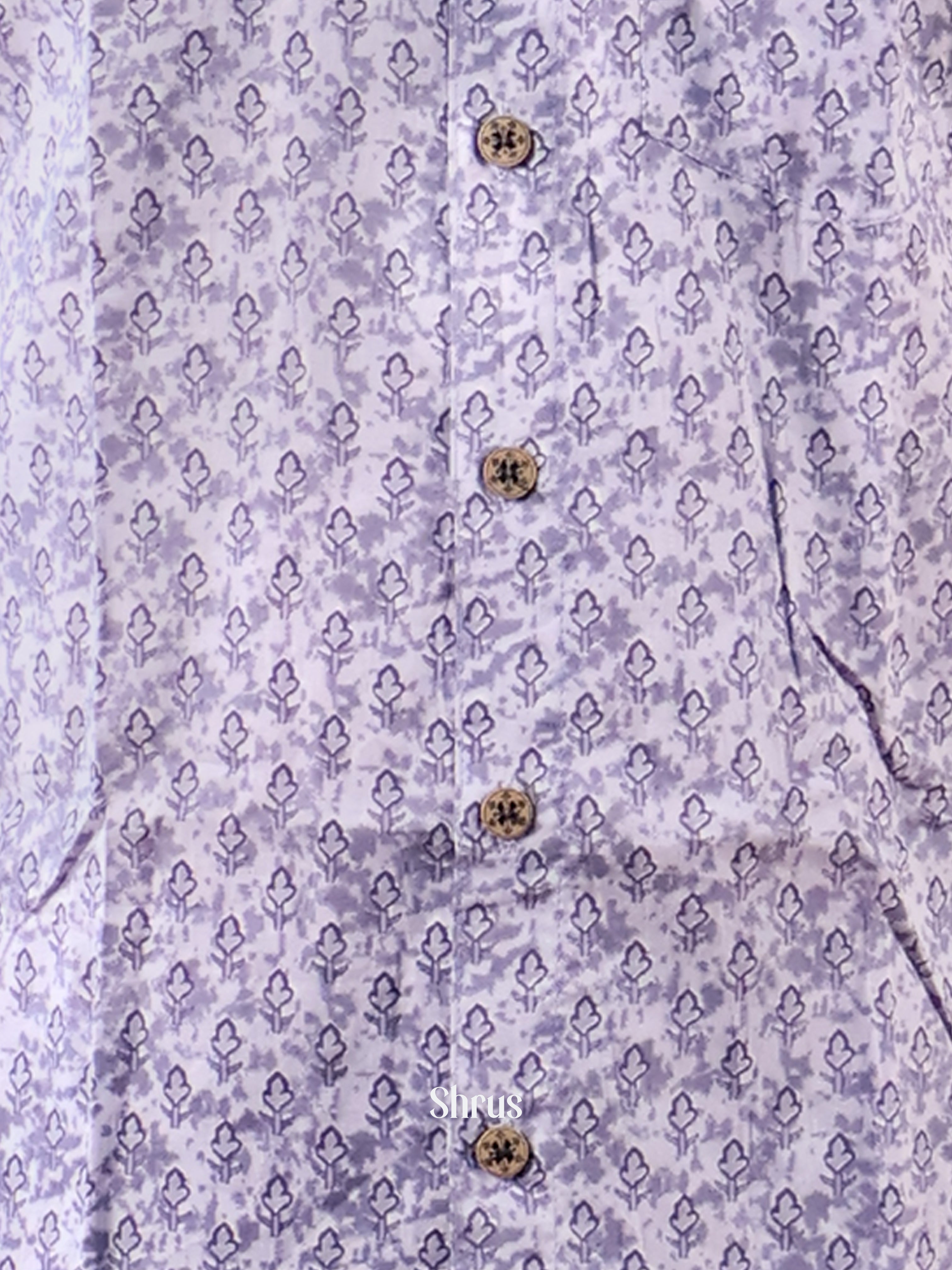 Purple- Readymade Mens Shirt - Shop on Shrus.com