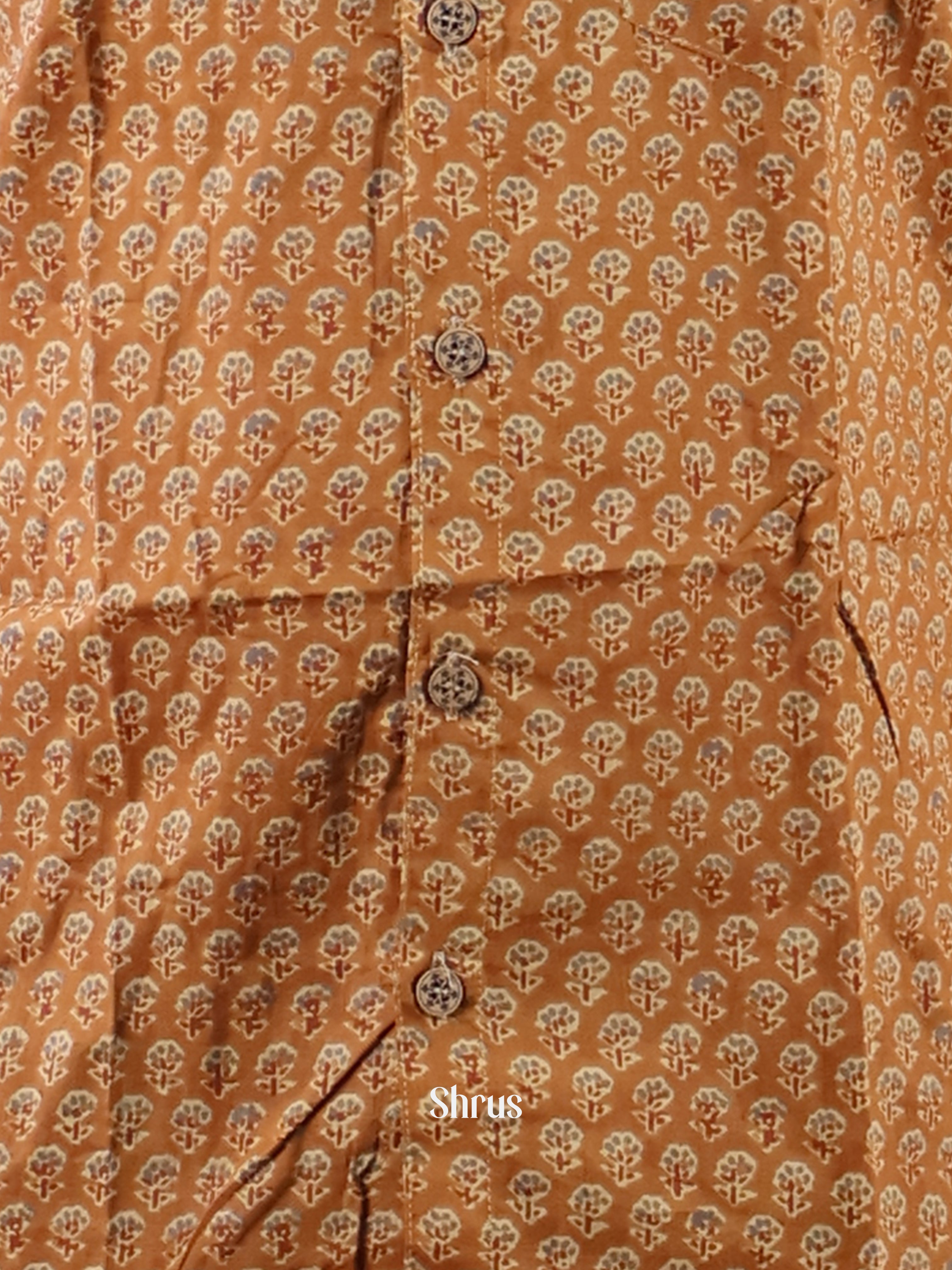 Brown - Readymade Mens Shirt - Shop on Shrus.com